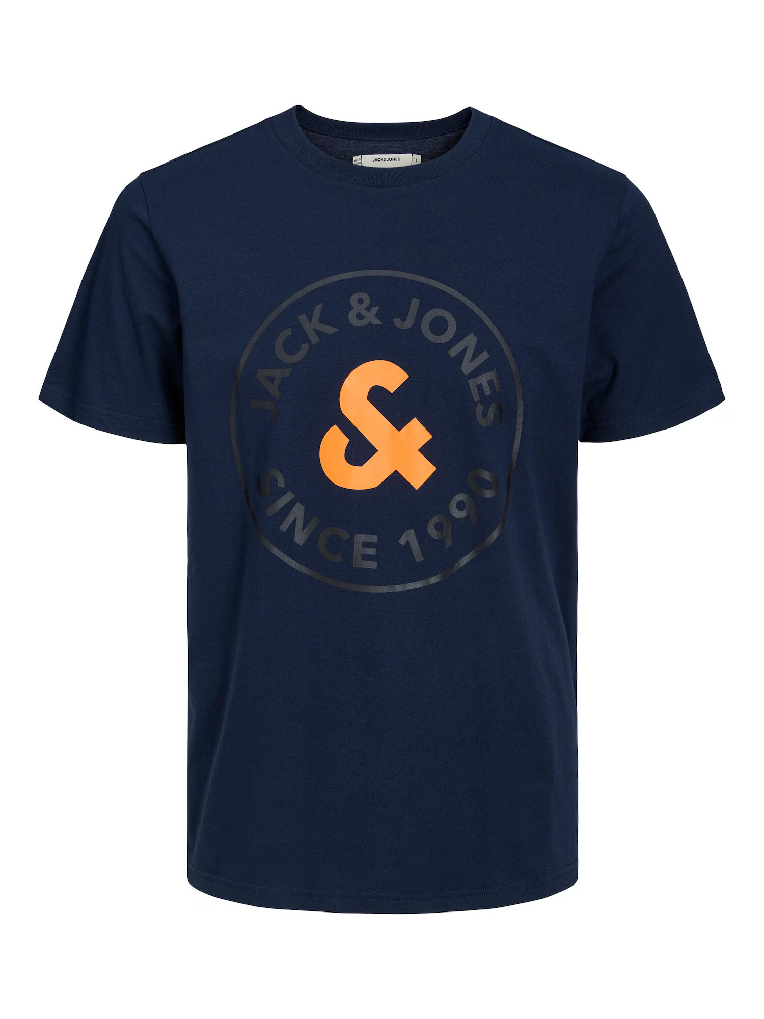 JACK & JONES Kratka pižama 'AARON' mornarska / temno siva / pegasto siva / oranžna - Pepit.si