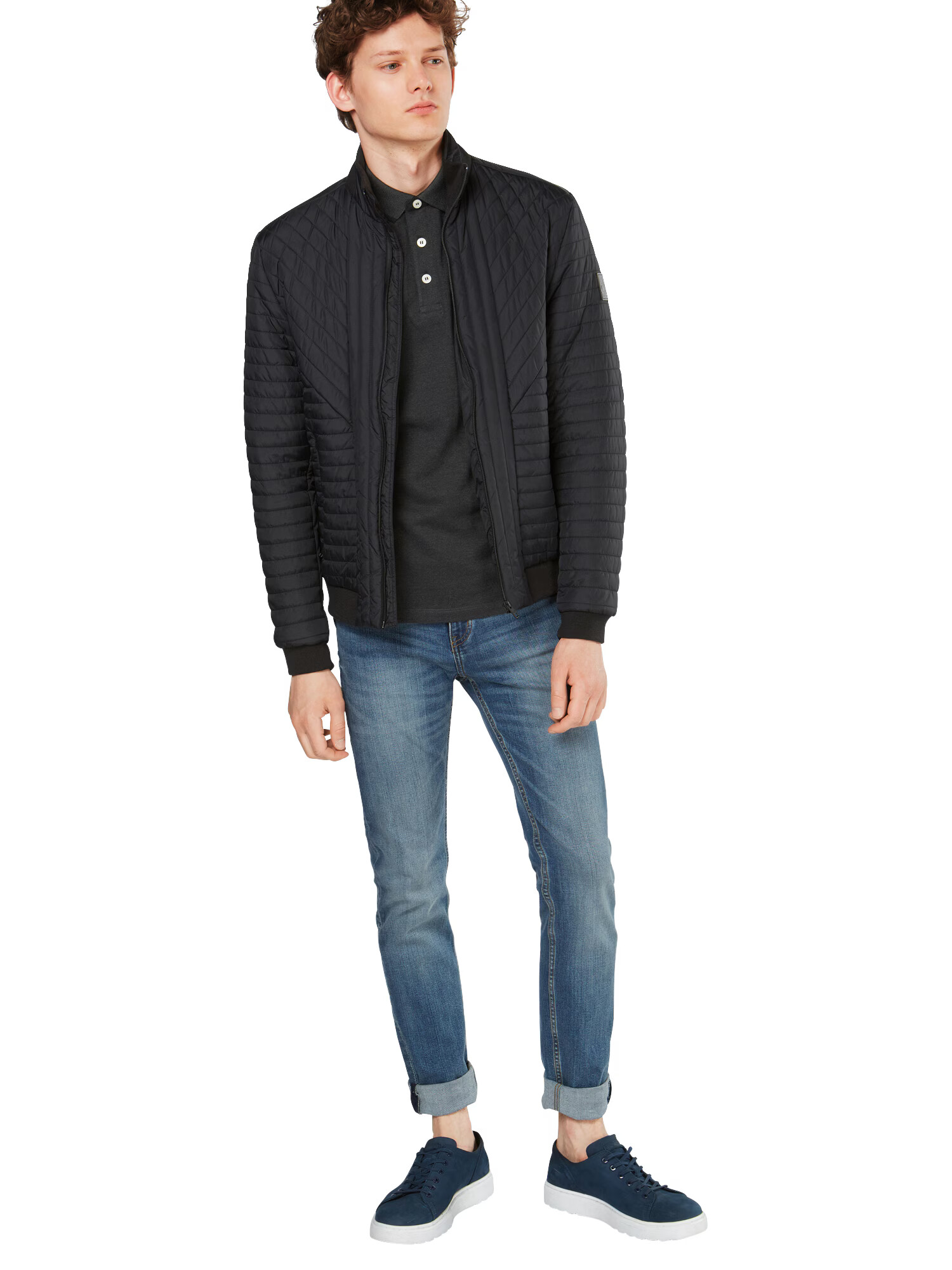 JACK & JONES Majica 'Paulos' antracit - Pepit.si