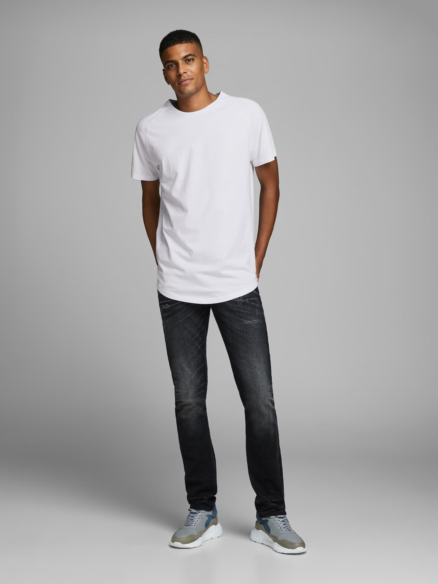 JACK & JONES Majica bela - Pepit.si