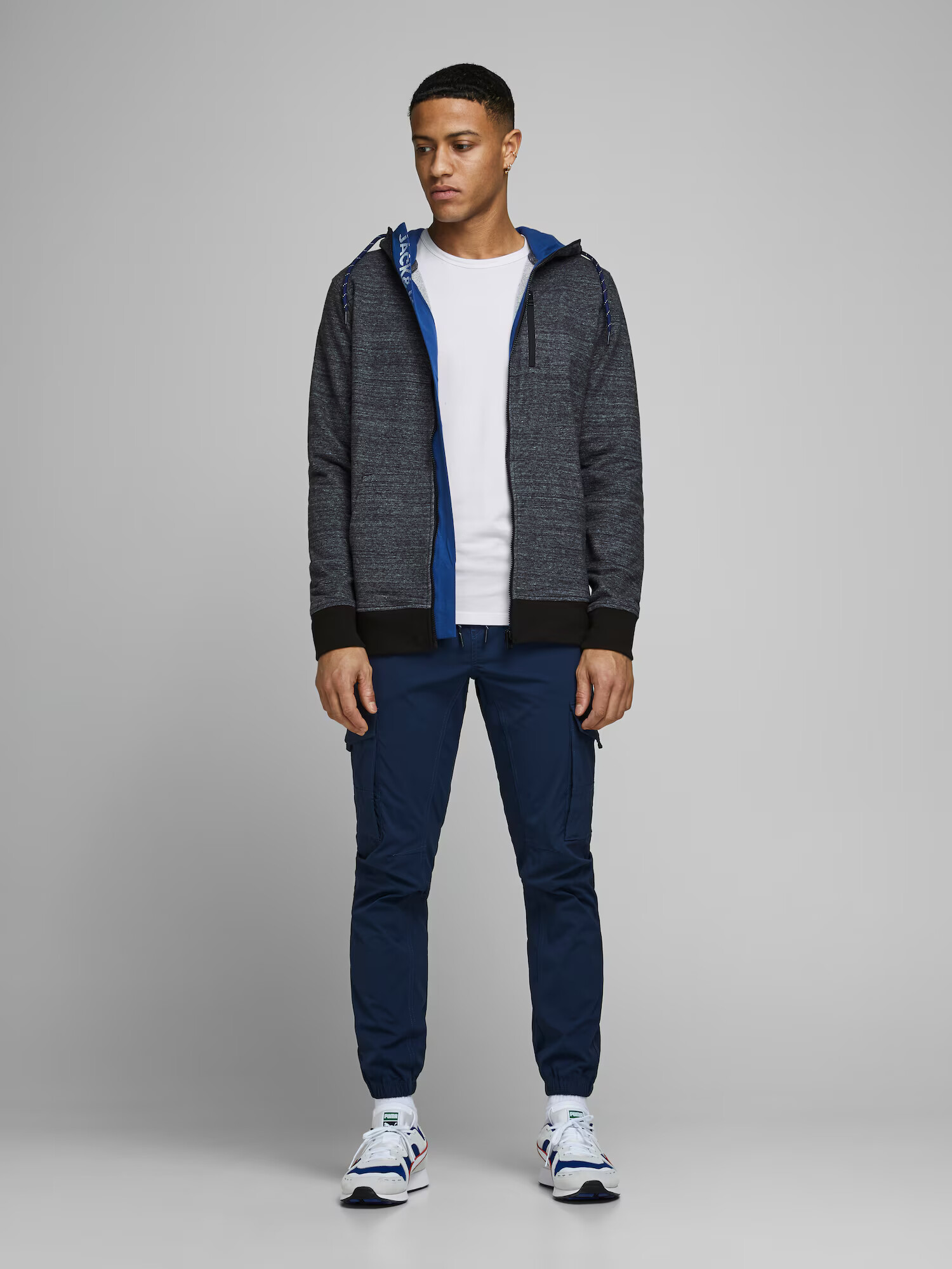 JACK & JONES Majica bela - Pepit.si