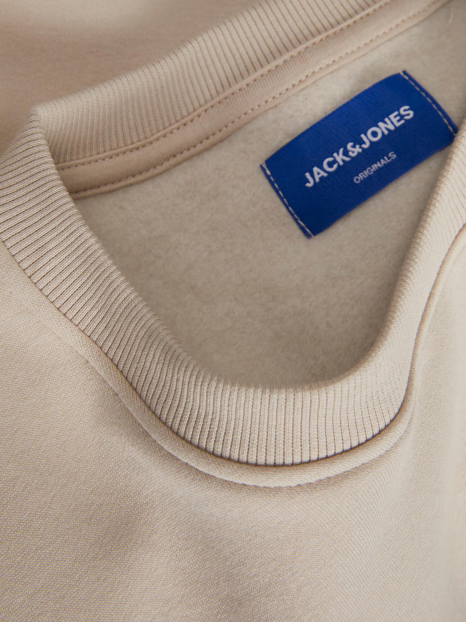 JACK & JONES Majica bež / bela - Pepit.si