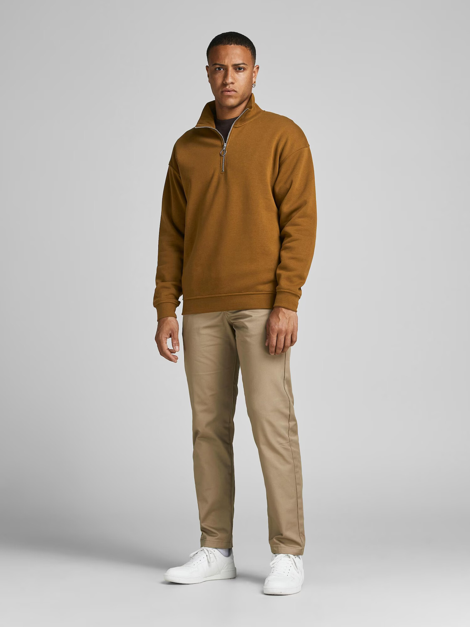 JACK & JONES Majica 'Brink' rjava - Pepit.si