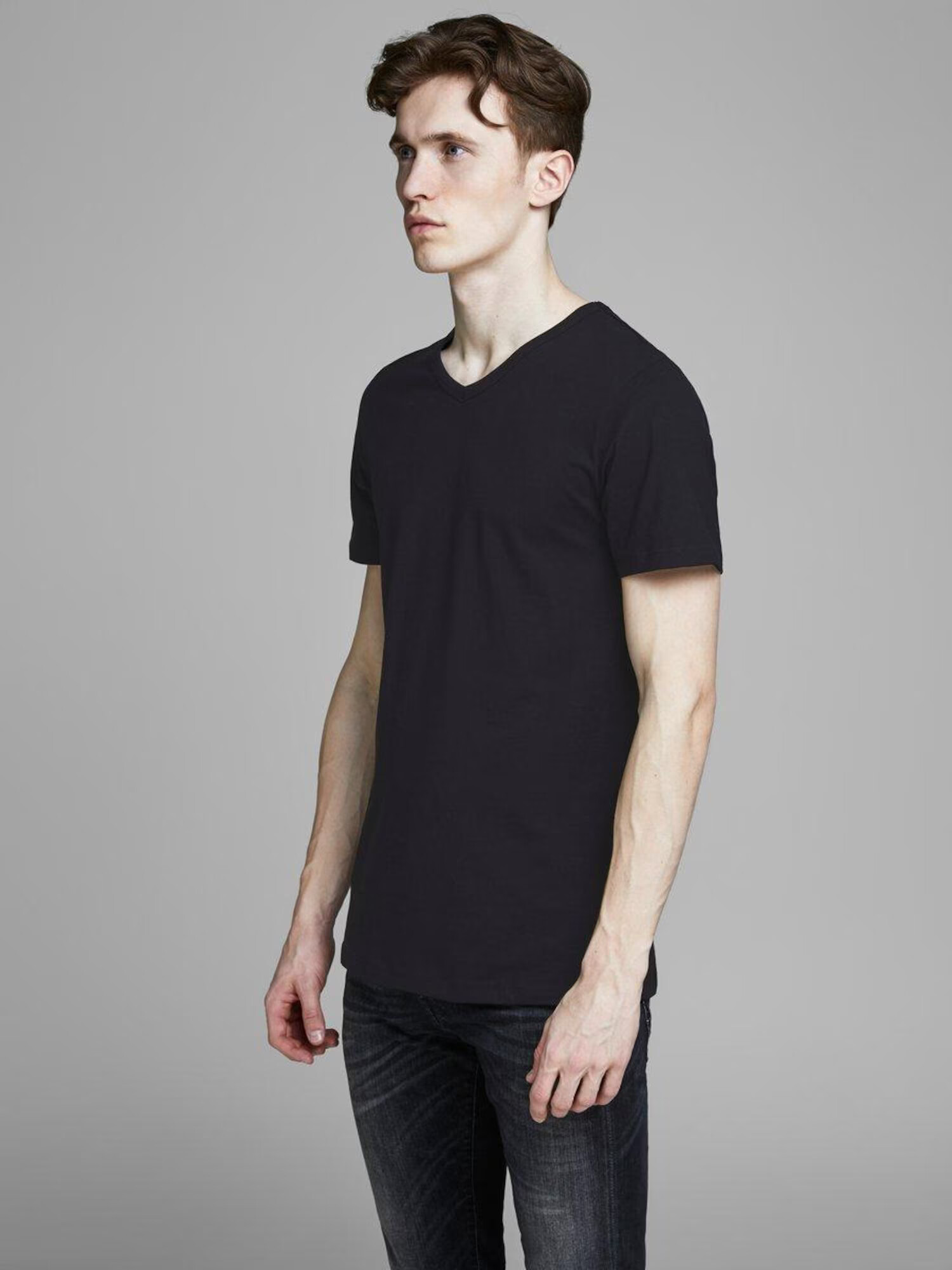 JACK & JONES Majica črna - Pepit.si