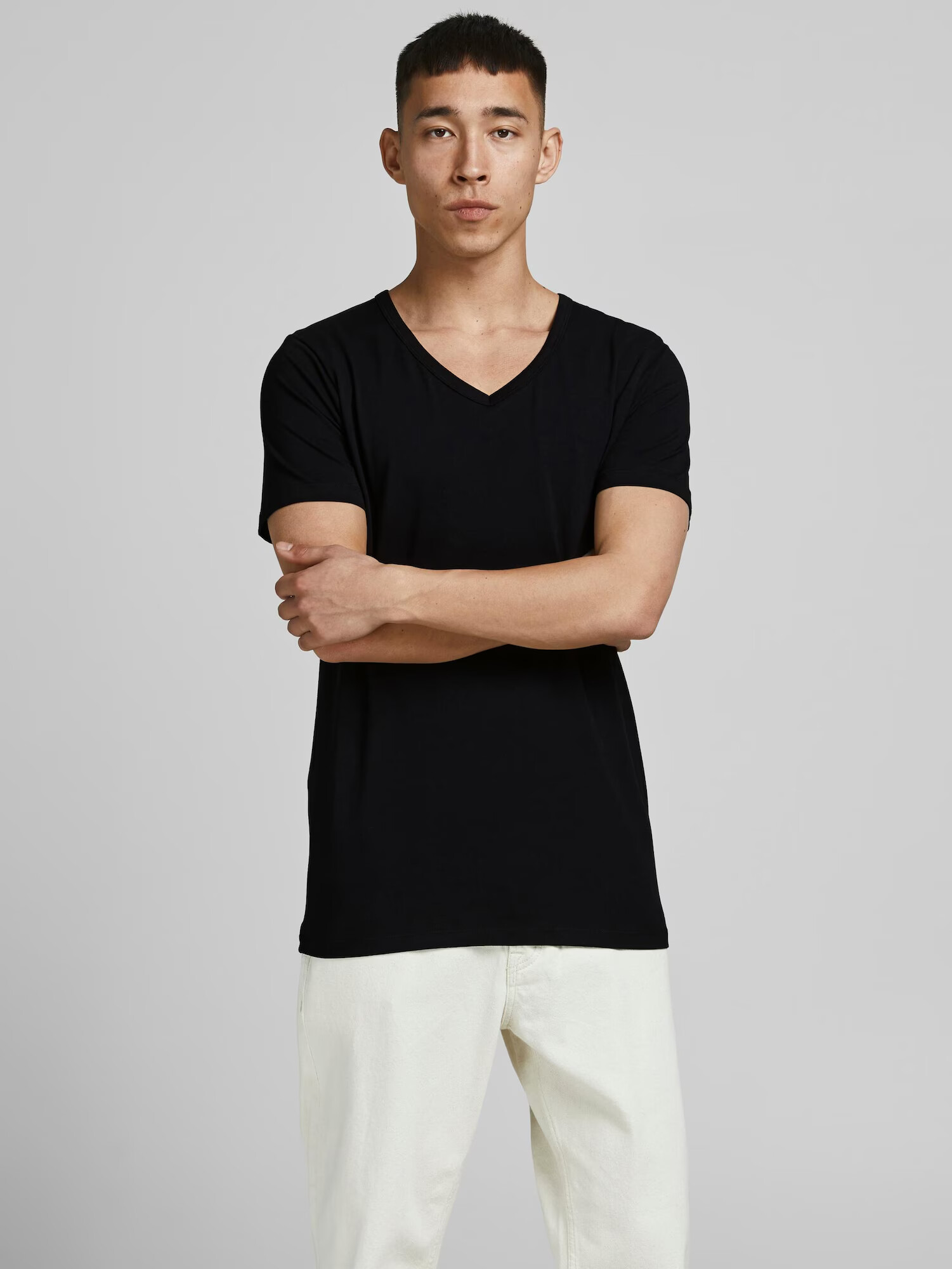 JACK & JONES Majica črna - Pepit.si