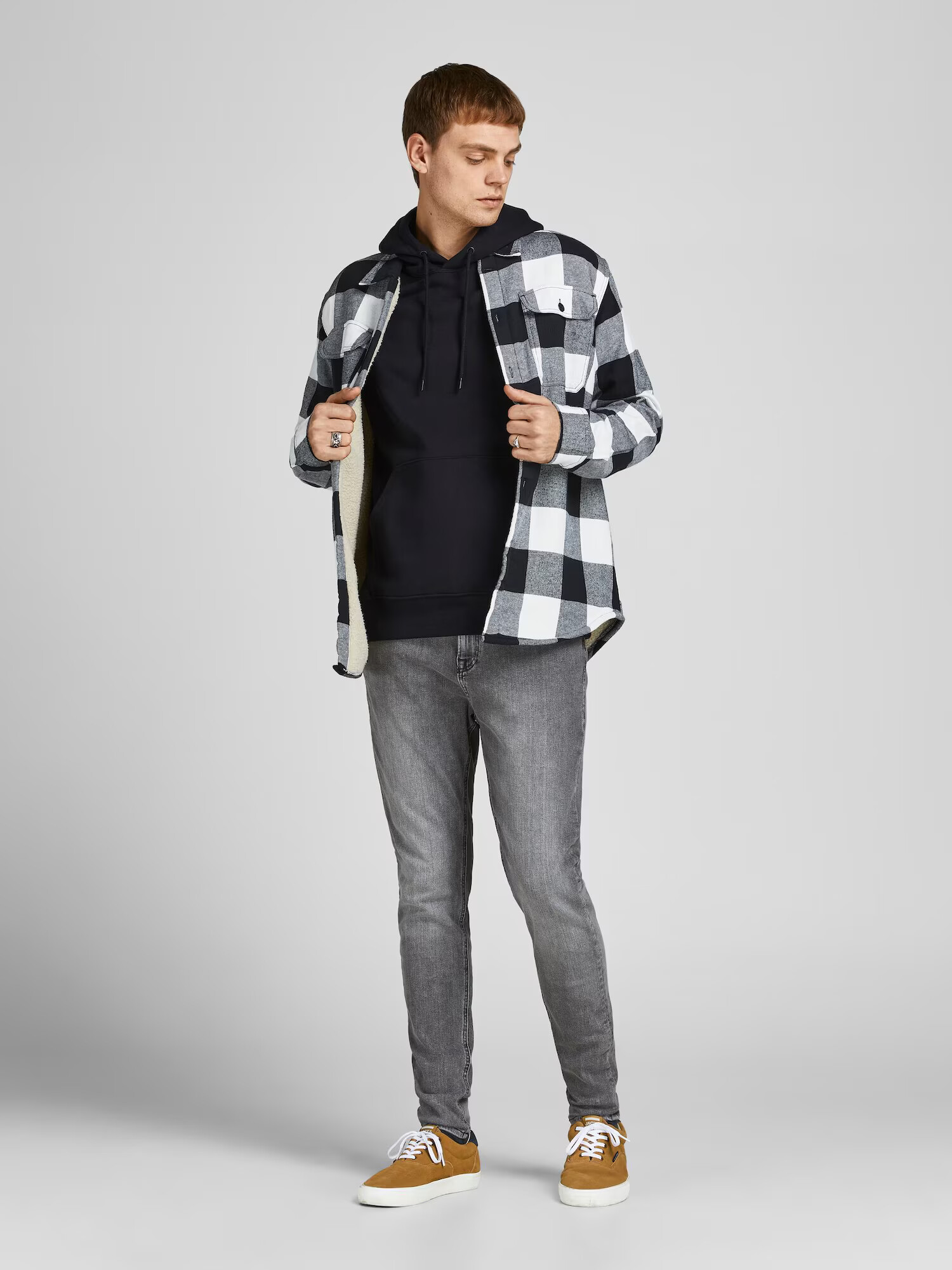 JACK & JONES Majica črna - Pepit.si