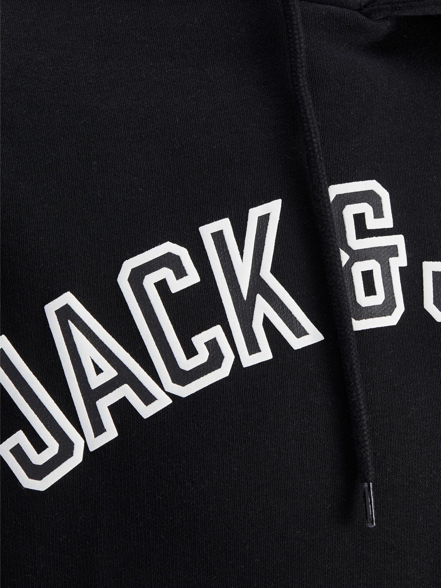 JACK & JONES Majica črna / bela - Pepit.si