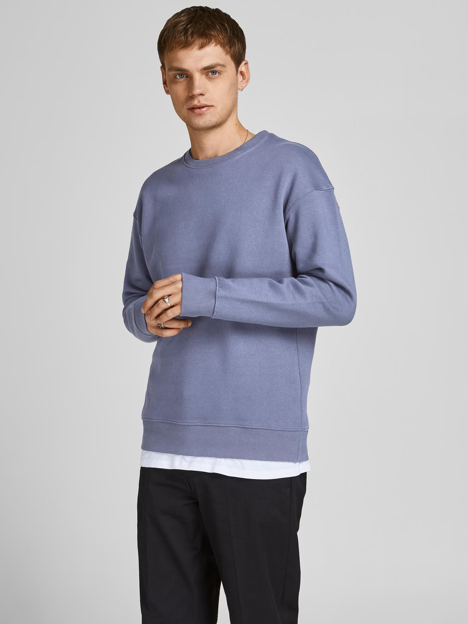 JACK & JONES Majica 'Star' dimno modra - Pepit.si