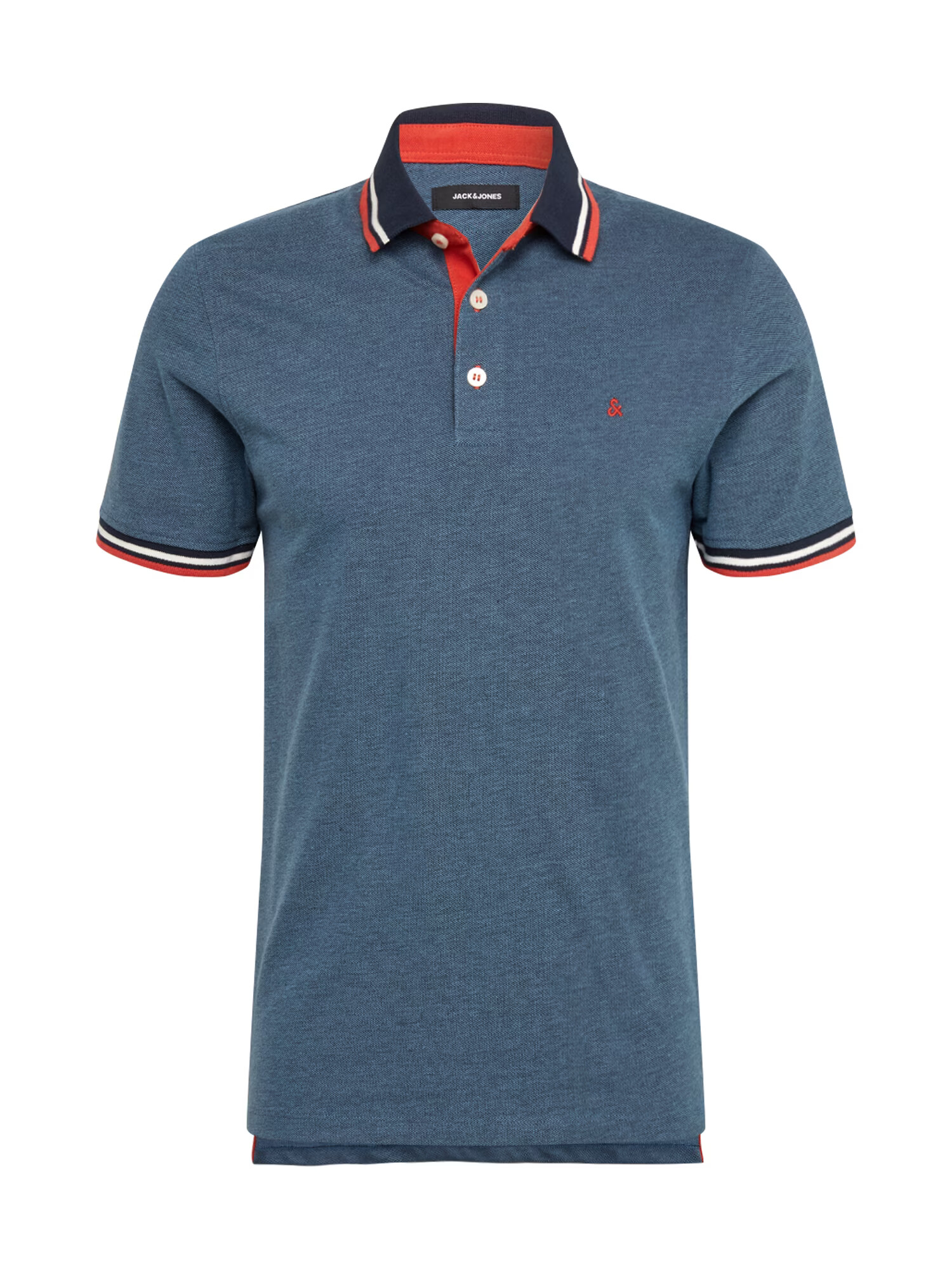 JACK & JONES Majica mornarska / golobje modra / rdeča / bela - Pepit.si