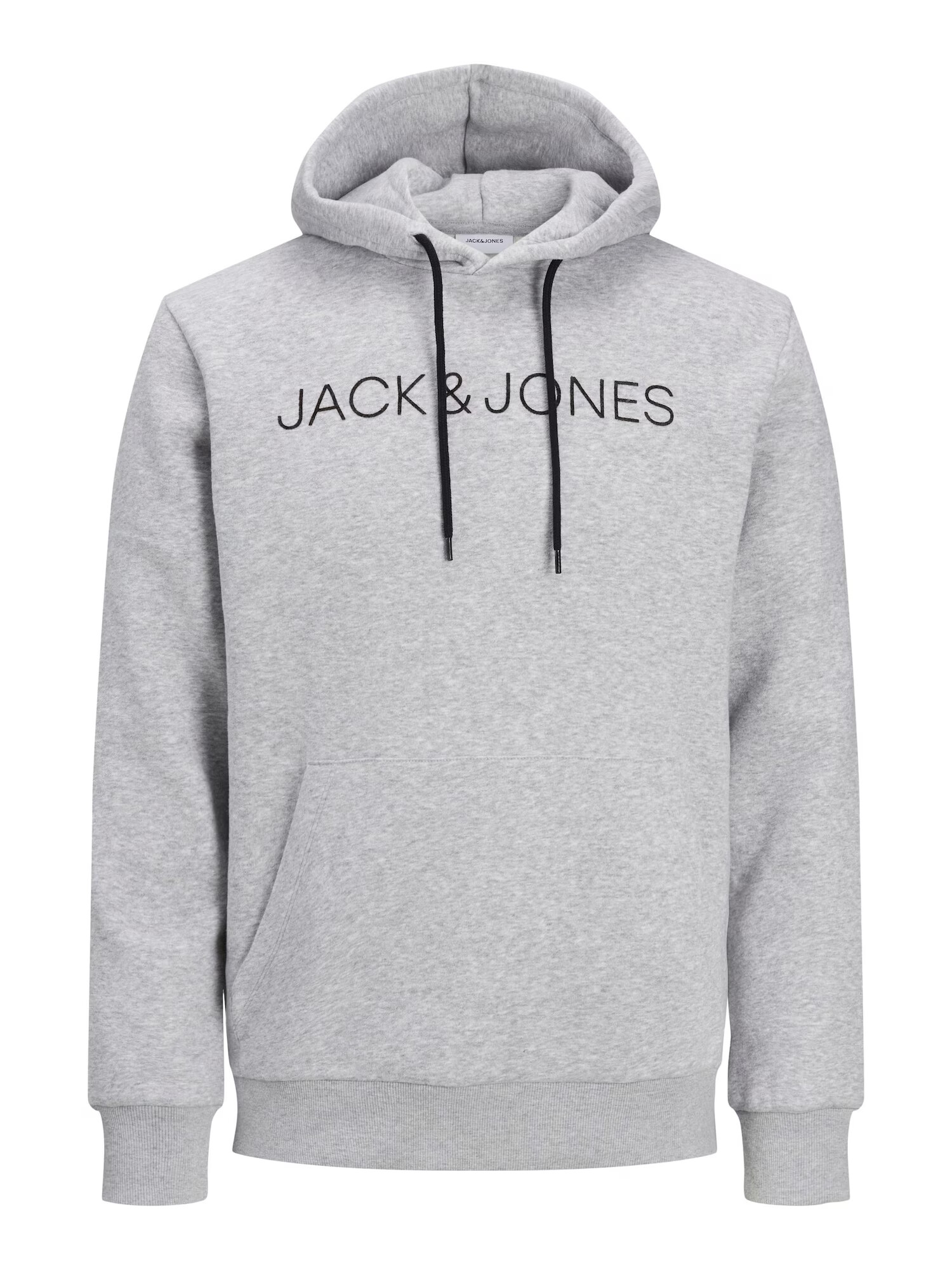 JACK & JONES Majica 'Hugo' svetlo siva / črna - Pepit.si