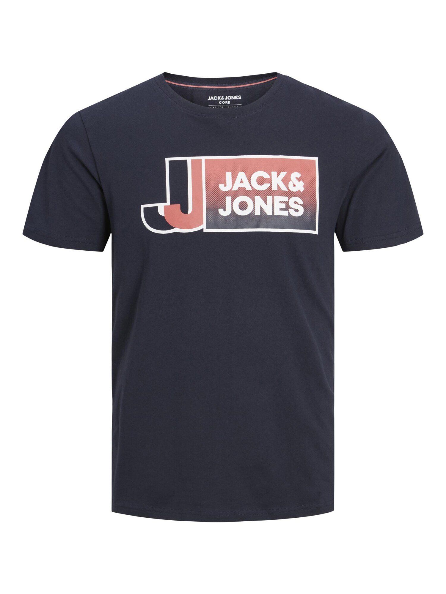 JACK & JONES Majica 'LOGAN' mornarska / rjava / rjasto rjava / siva / črna / bela - Pepit.si