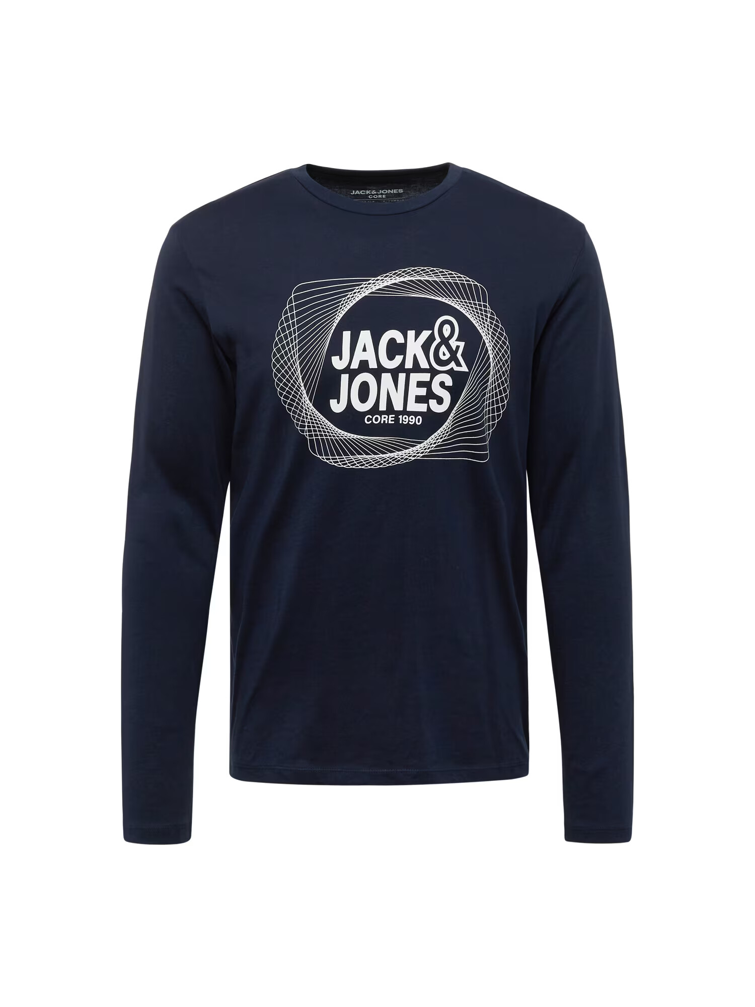 JACK & JONES Majica 'LUCA' mornarska / bela - Pepit.si