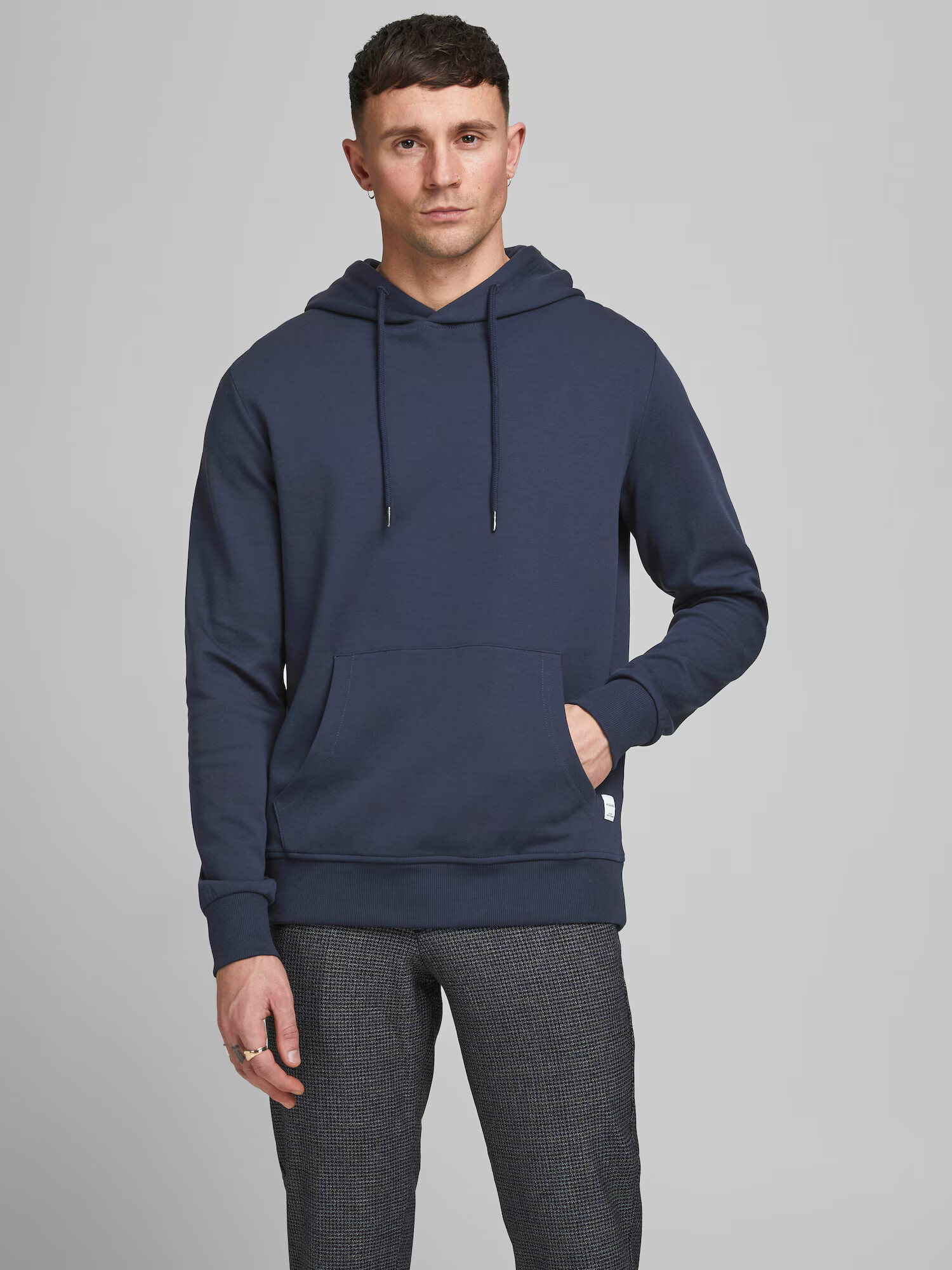 JACK & JONES Majica nočno modra - Pepit.si