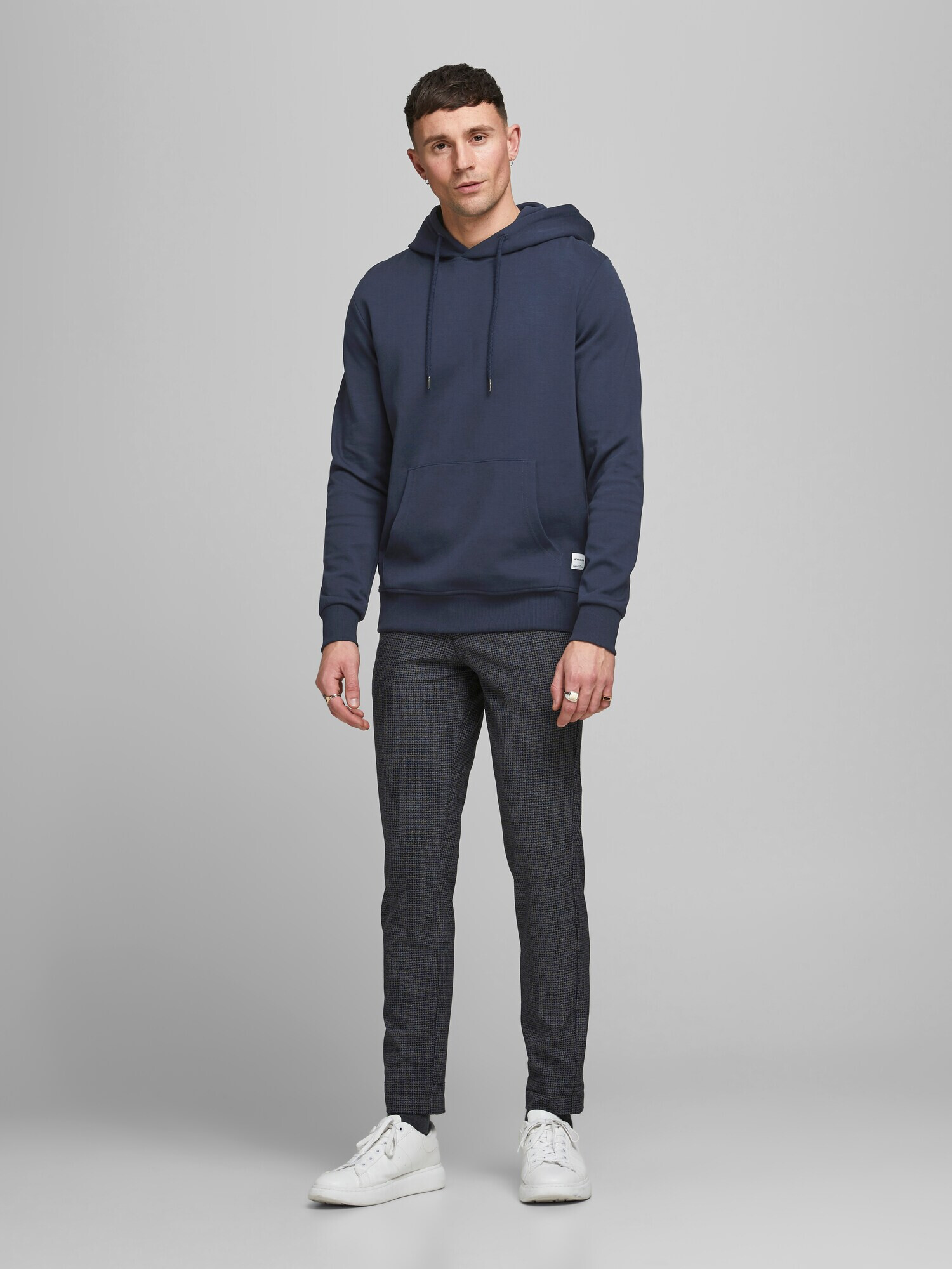 JACK & JONES Majica nočno modra - Pepit.si