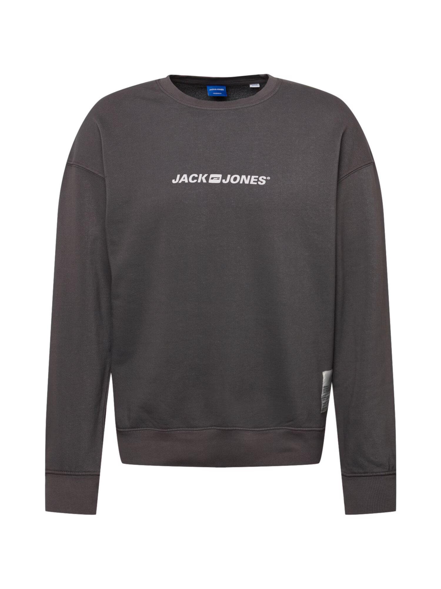 JACK & JONES Majica 'REMEMBER' antracit / bela - Pepit.si