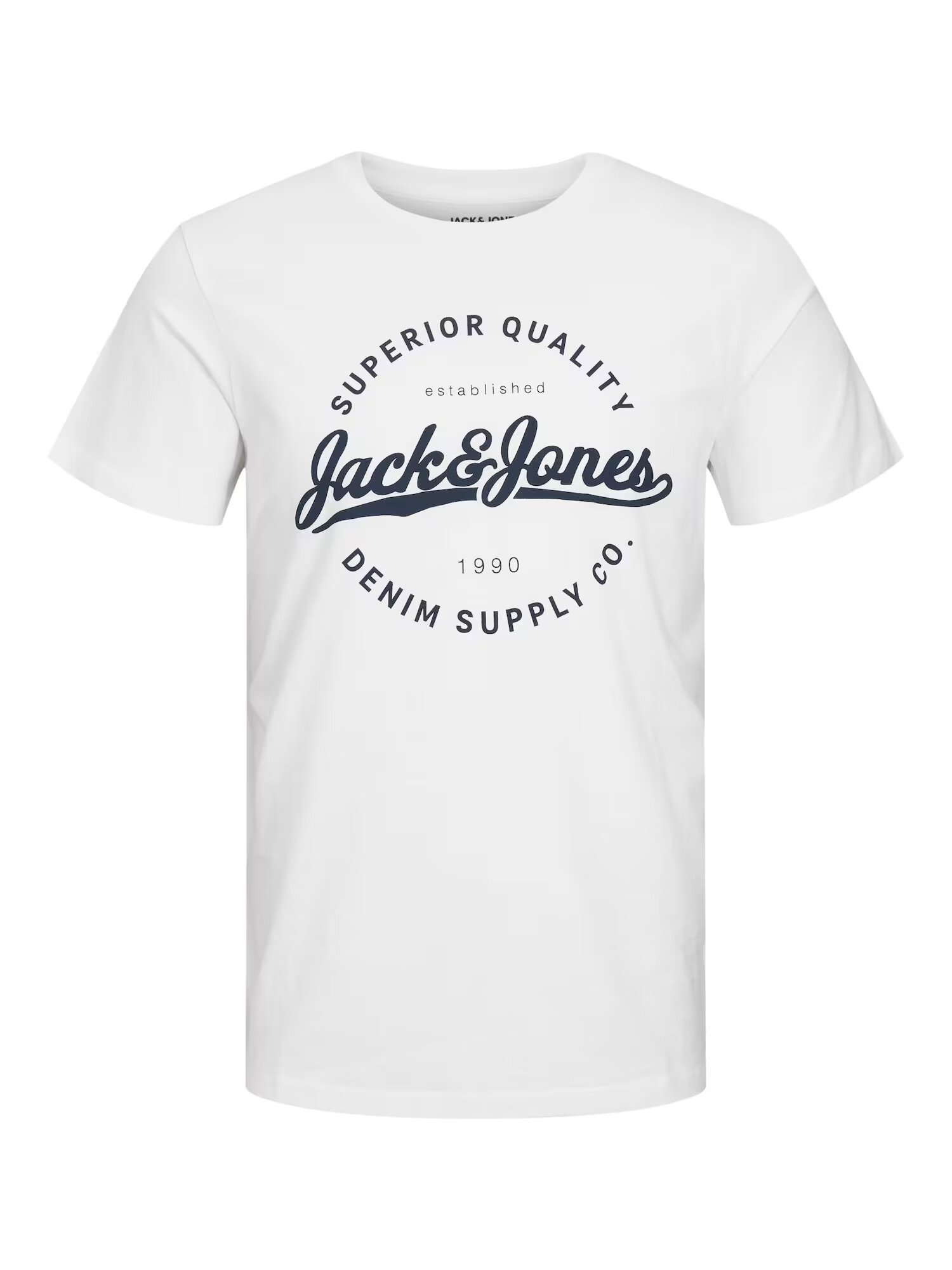 JACK & JONES Majica 'Stanli' mornarska / temno zelena / črna / pegasto bela - Pepit.si