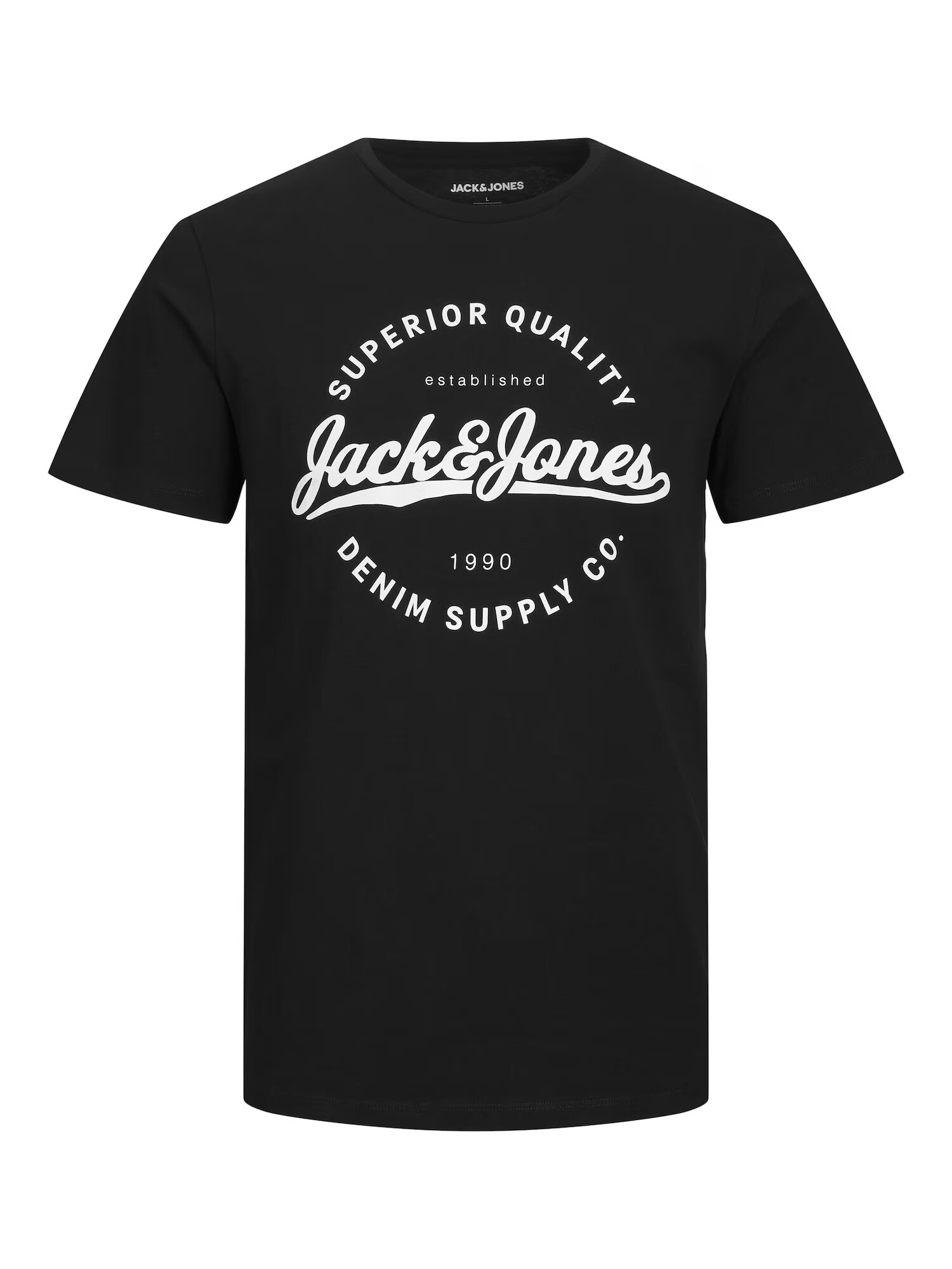 JACK & JONES Majica 'Stanli' mornarska / temno zelena / črna / pegasto bela - Pepit.si