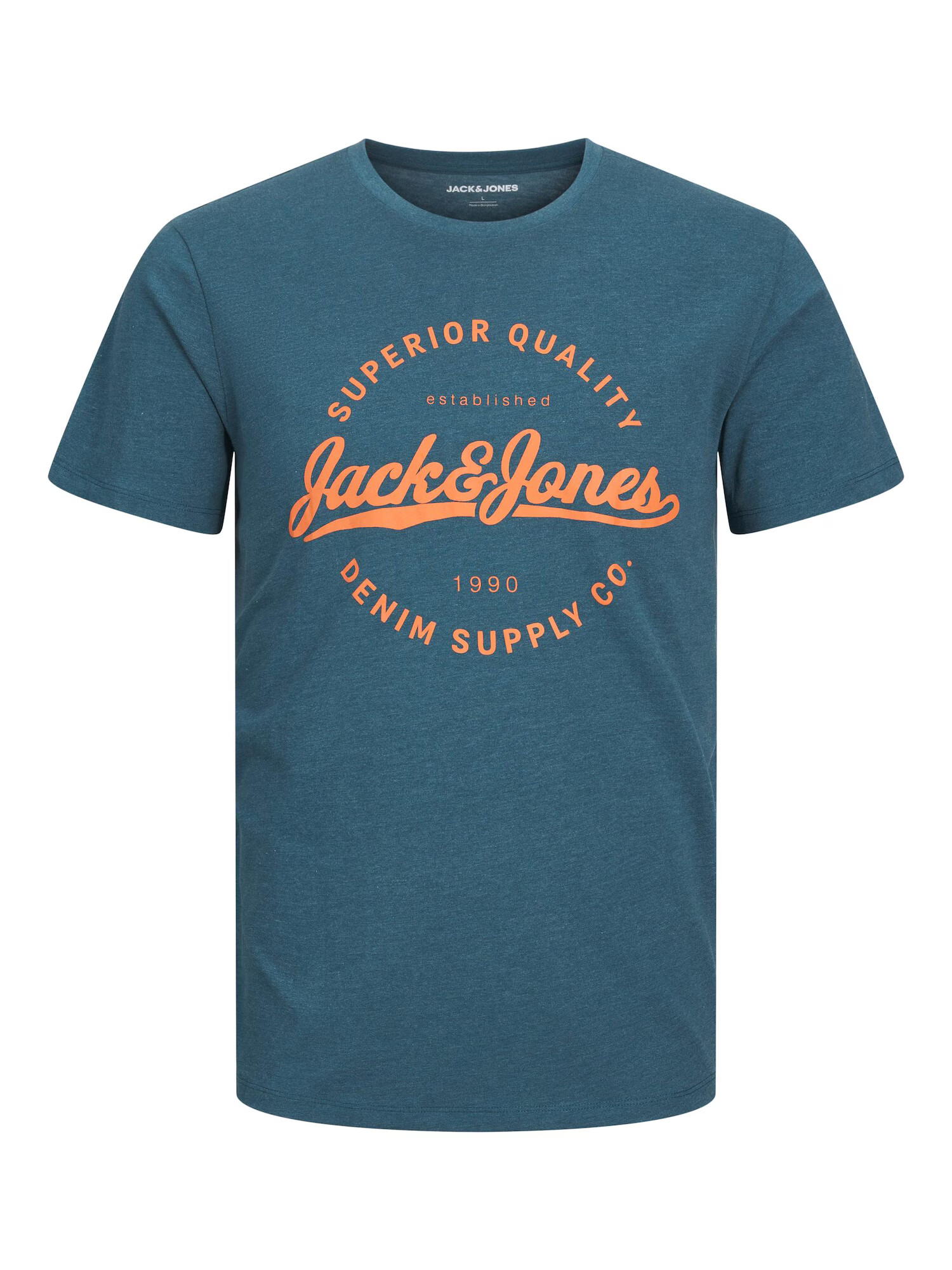 JACK & JONES Majica 'Stanli' mornarska / temno zelena / črna / pegasto bela - Pepit.si