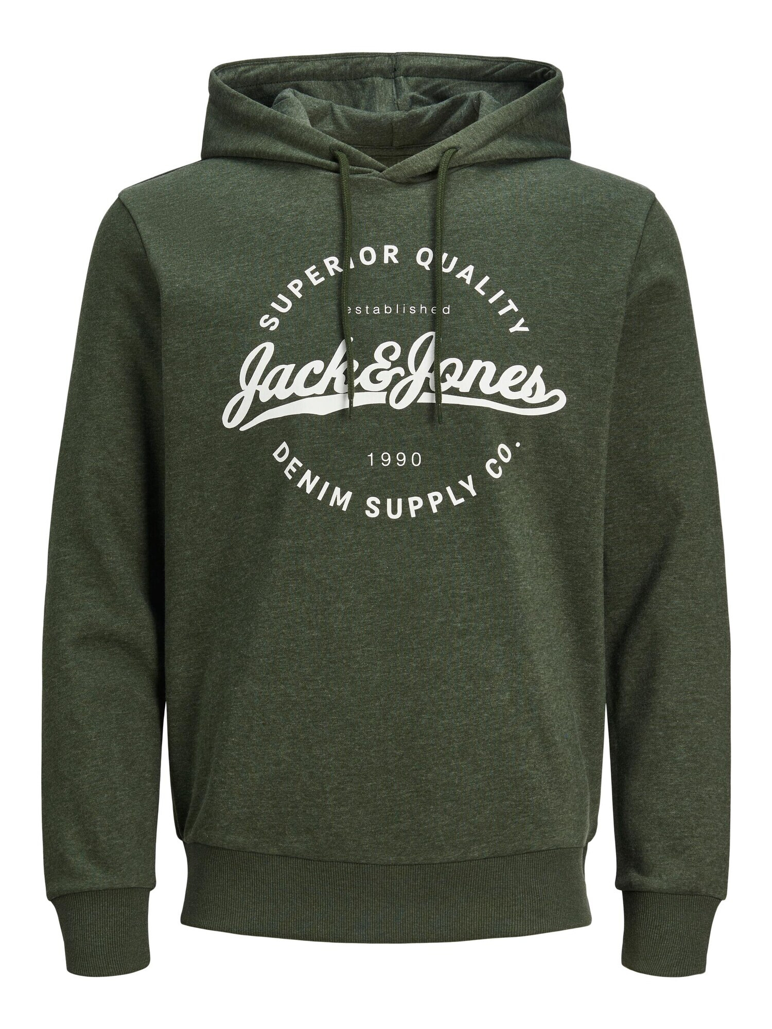 JACK & JONES Majica 'STANLI' pegasto siva / zelena / črna / bela - Pepit.si