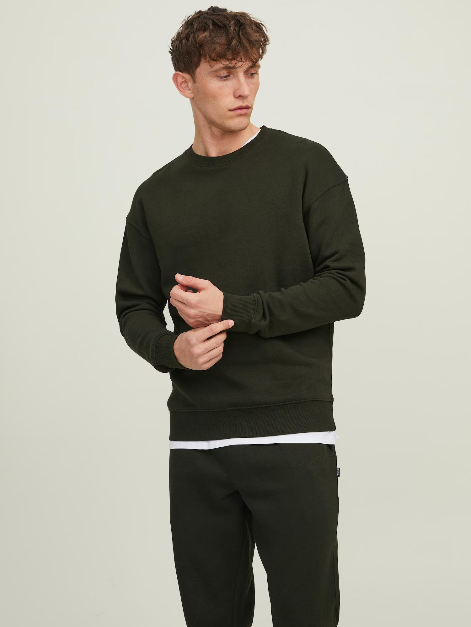 JACK & JONES Majica 'STAR' temno zelena - Pepit.si