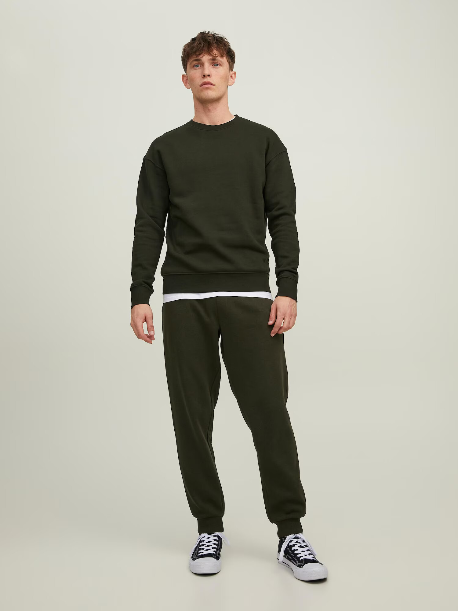 JACK & JONES Majica 'STAR' temno zelena - Pepit.si