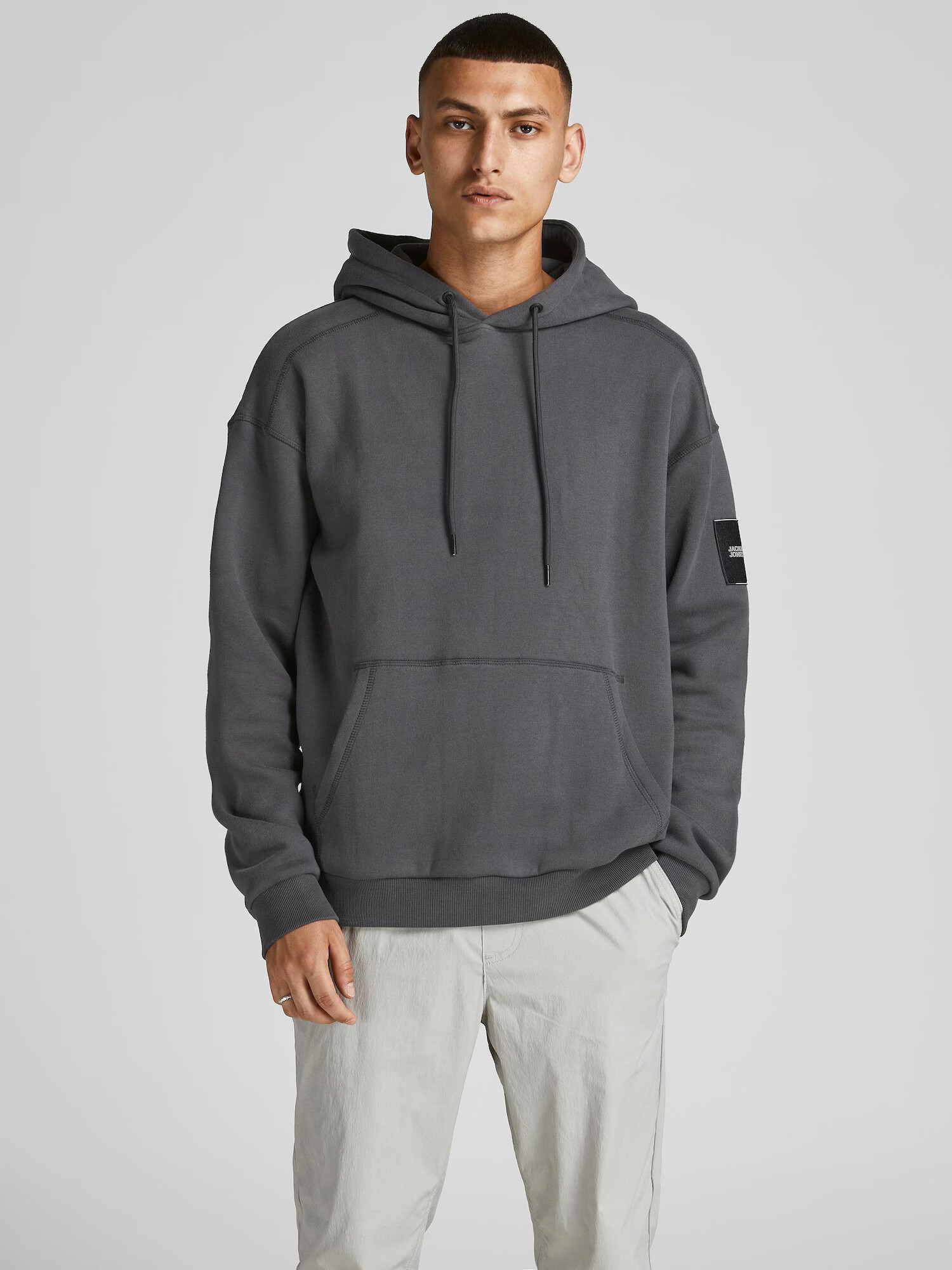 JACK & JONES Majica temno siva - Pepit.si