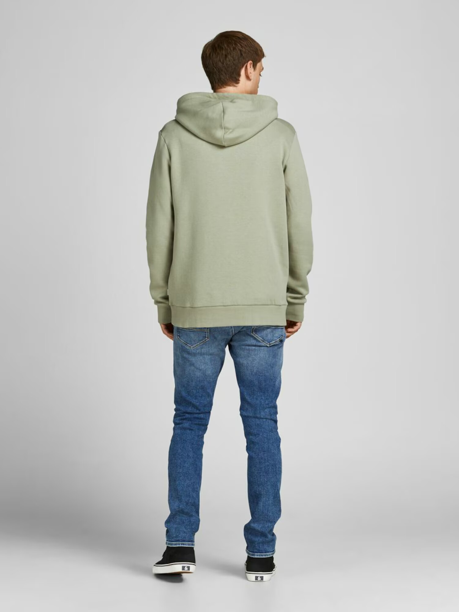 JACK & JONES Majica zelena / rdeča / bela - Pepit.si