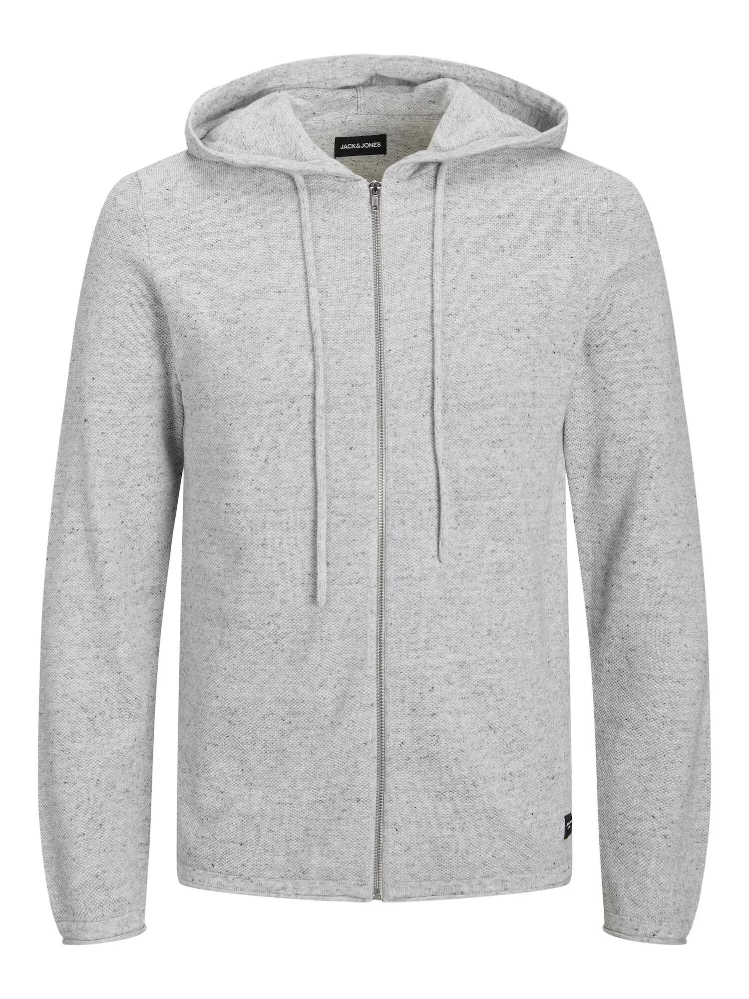 JACK & JONES Pletena jopa 'Hill' pegasto siva - Pepit.si