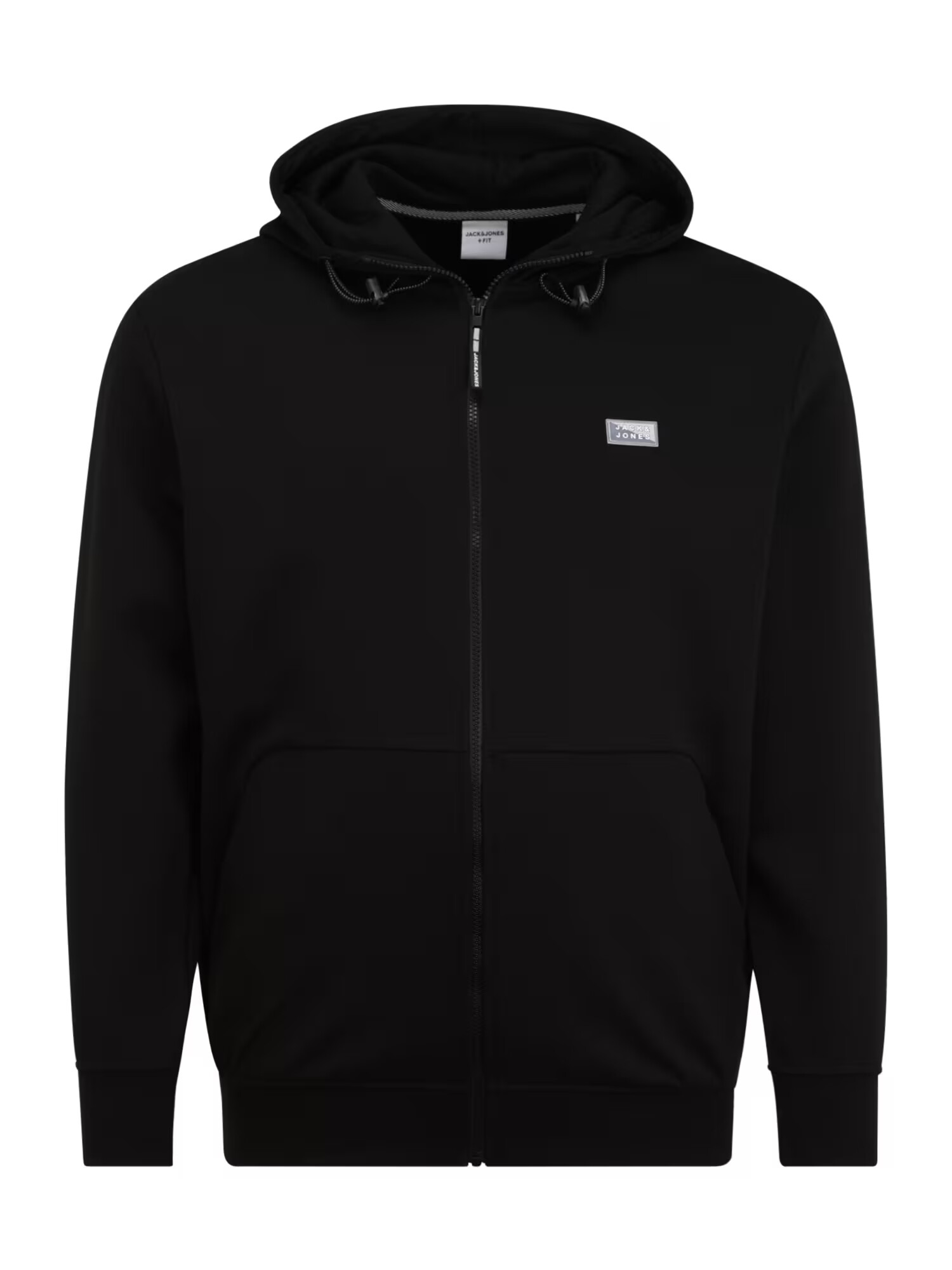 Jack & Jones Plus Jopa na zadrgo črna - Pepit.si