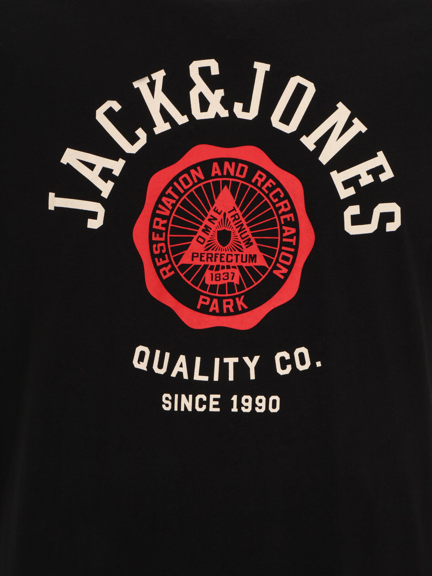 Jack & Jones Plus Majica bež / rdeča / črna - Pepit.si