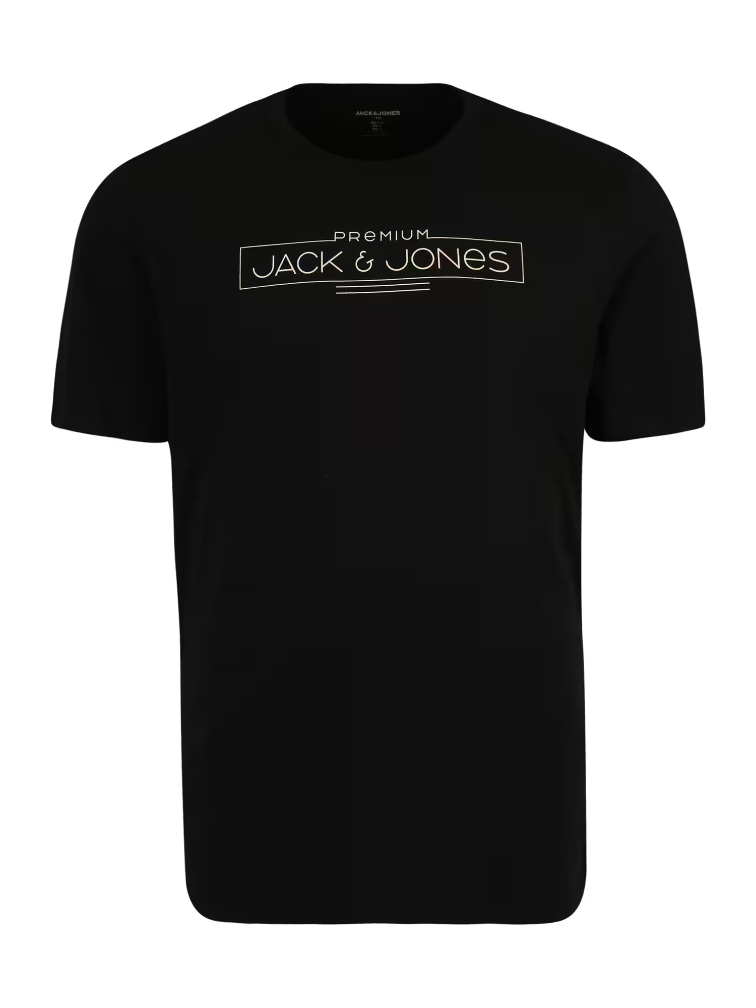 Jack & Jones Plus Majica 'BOOSTER' bež / črna - Pepit.si