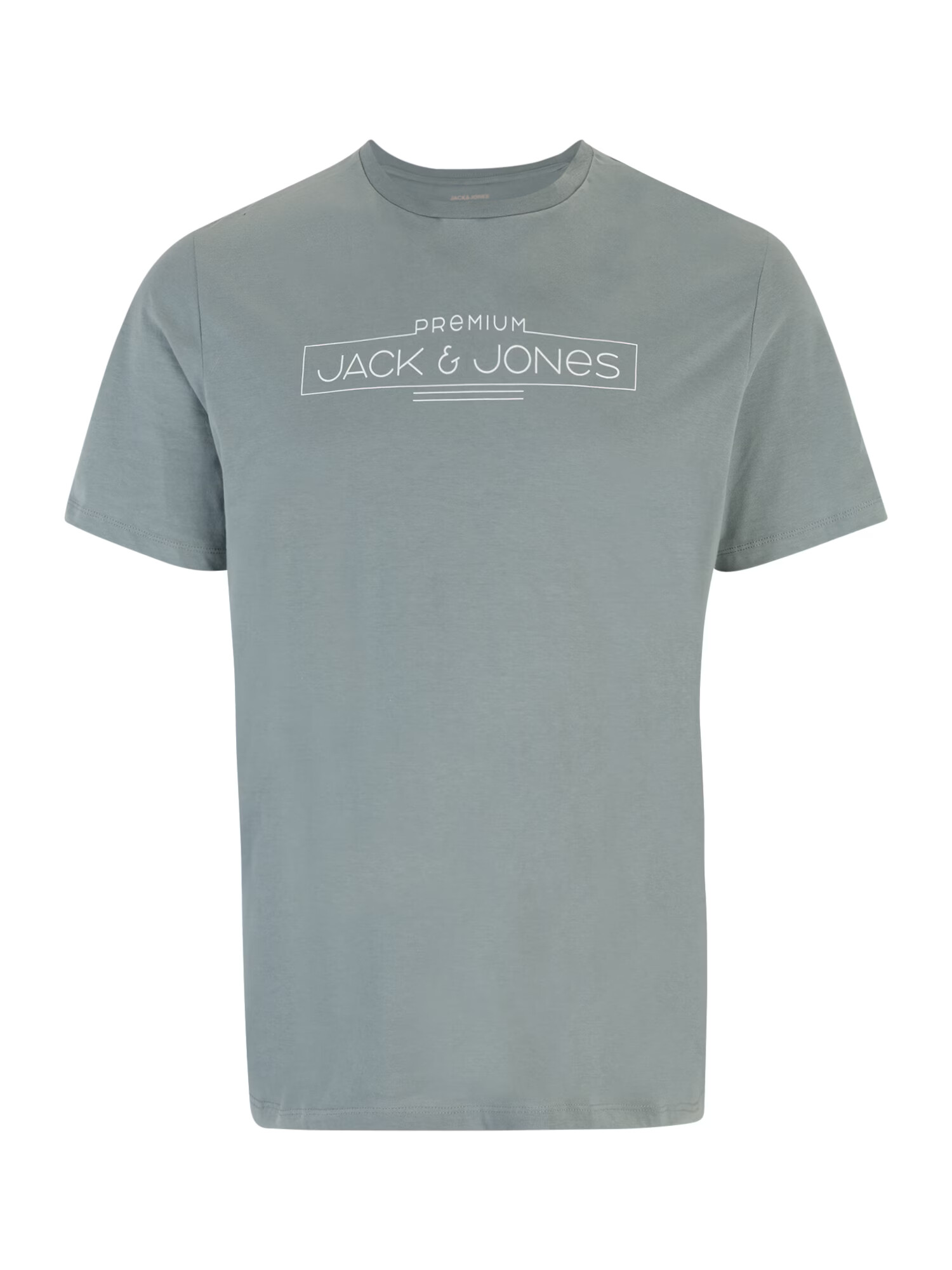 Jack & Jones Plus Majica 'BOOSTER' dimno modra / bela - Pepit.si