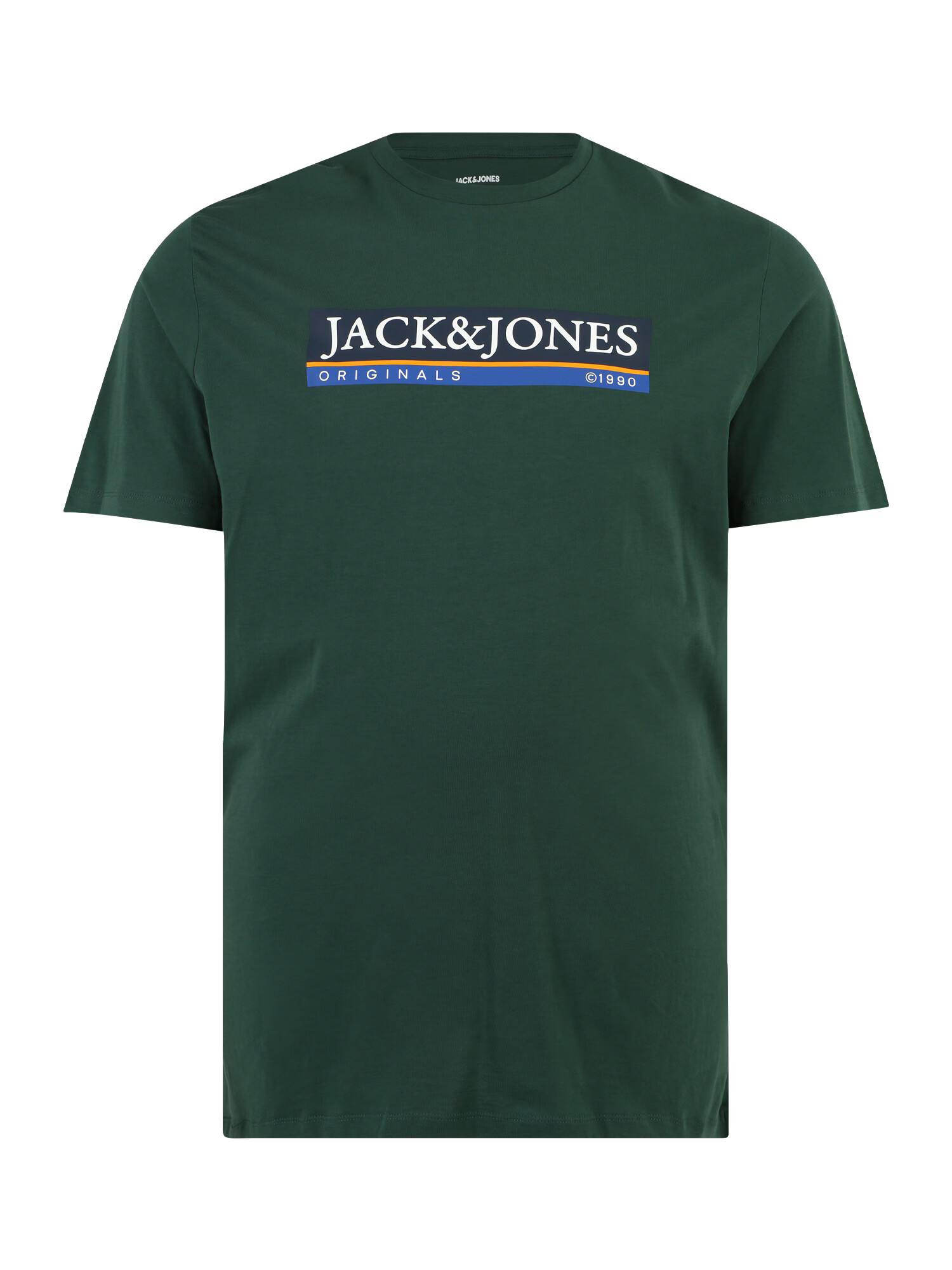 Jack & Jones Plus Majica 'CODYY' modra / mornarska / temno zelena / bela - Pepit.si