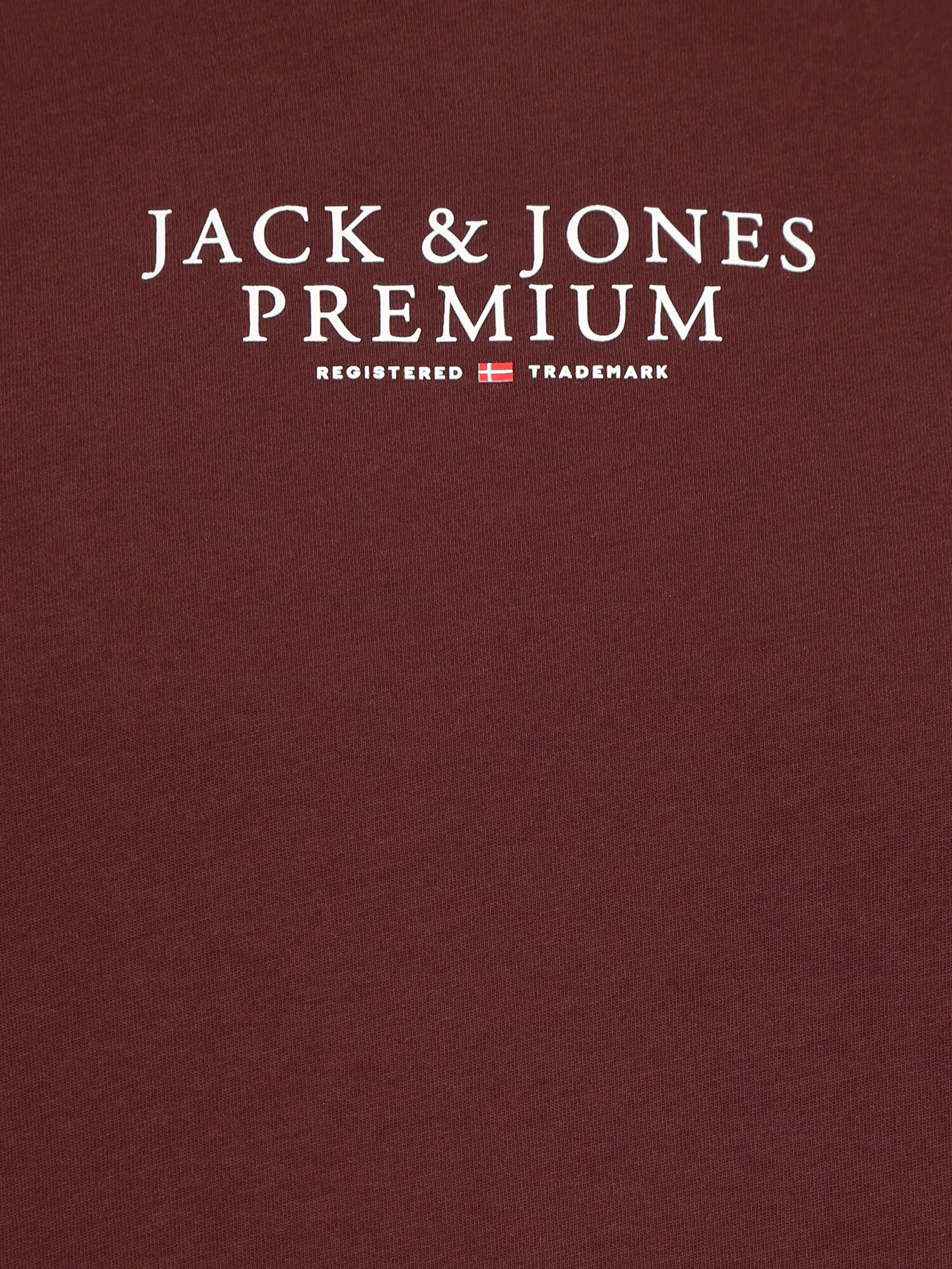 Jack & Jones Plus Majica čokolada / rdeča / bela - Pepit.si