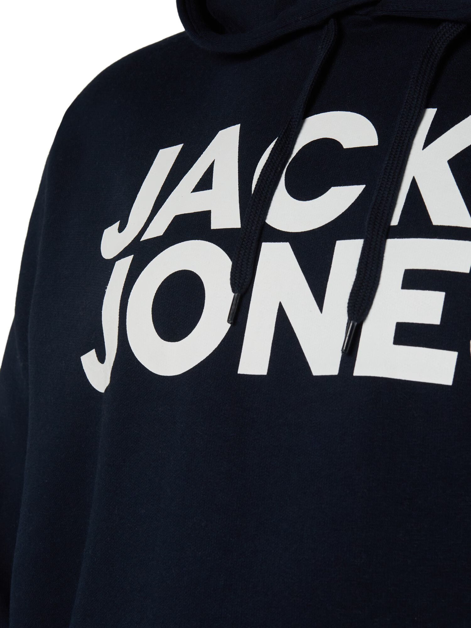 Jack & Jones Plus Majica 'JJECORP' temno modra / bela - Pepit.si