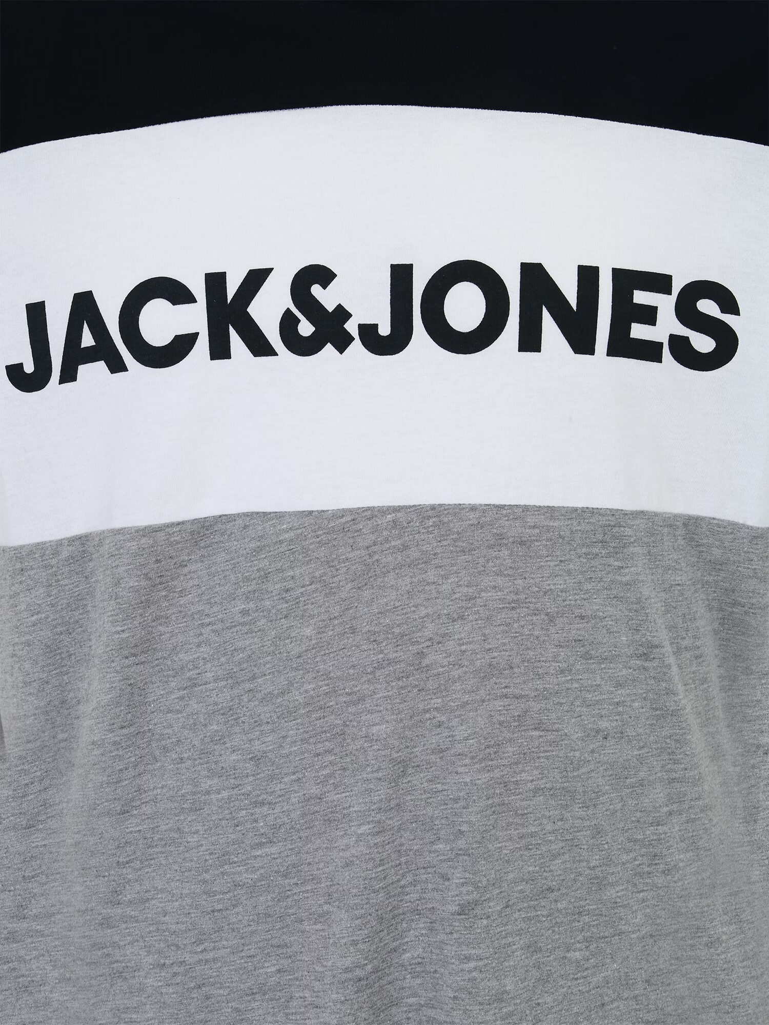 Jack & Jones Plus Majica modra / siva / bela - Pepit.si