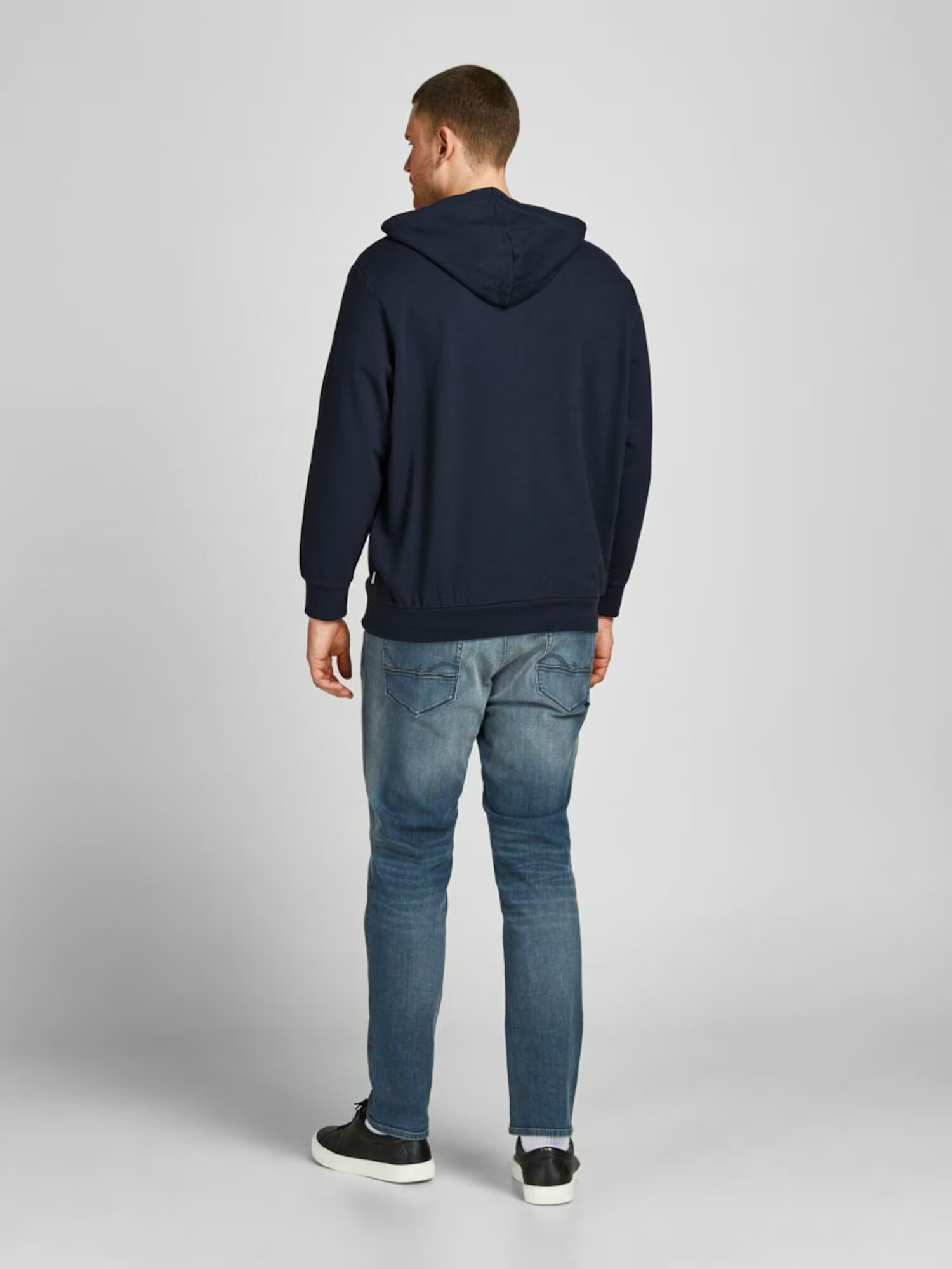 Jack & Jones Plus Majica mornarska / rdeča - Pepit.si