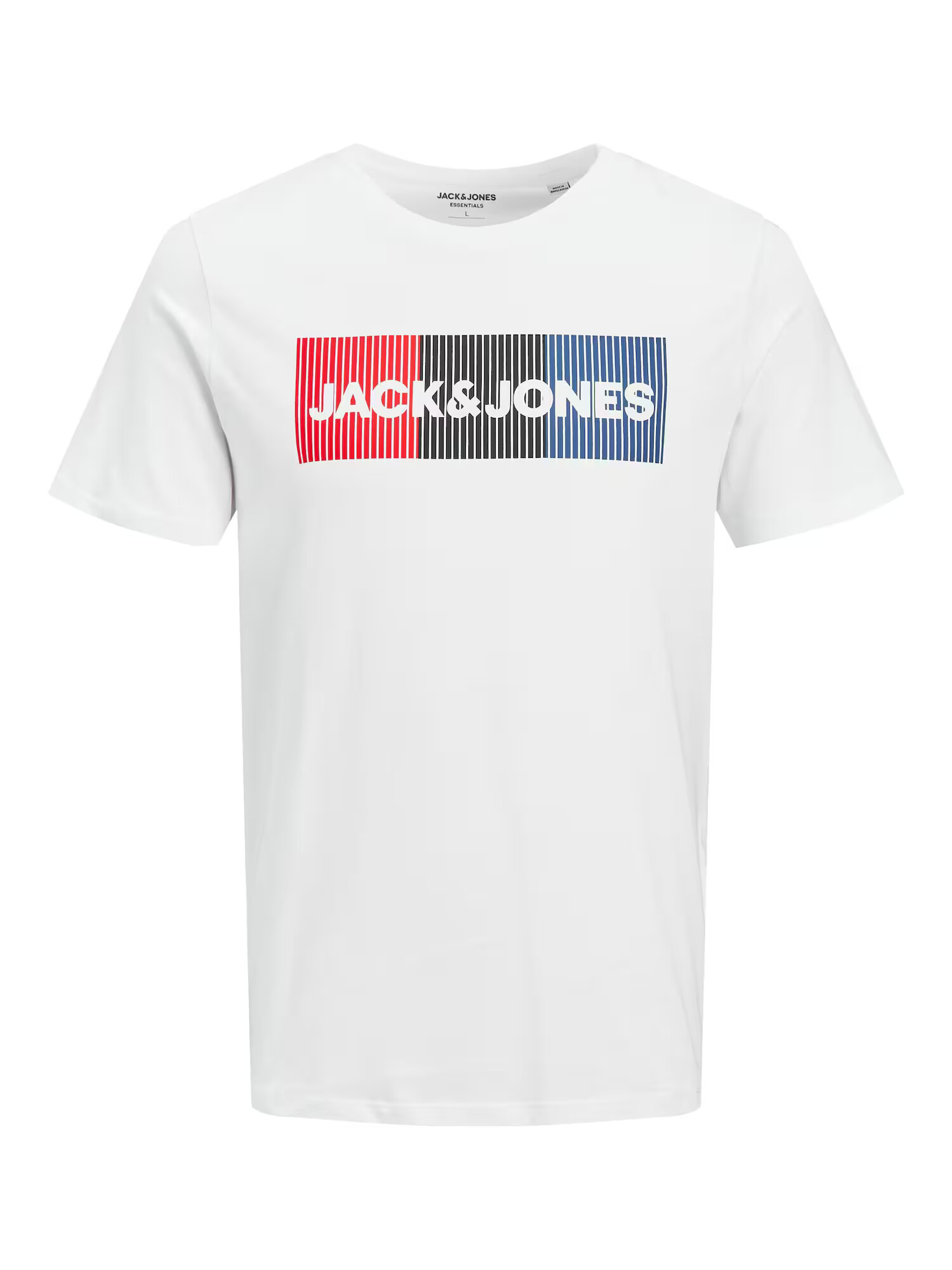 Jack & Jones Plus Majica nebeško modra / rdeča / črna / off-bela - Pepit.si