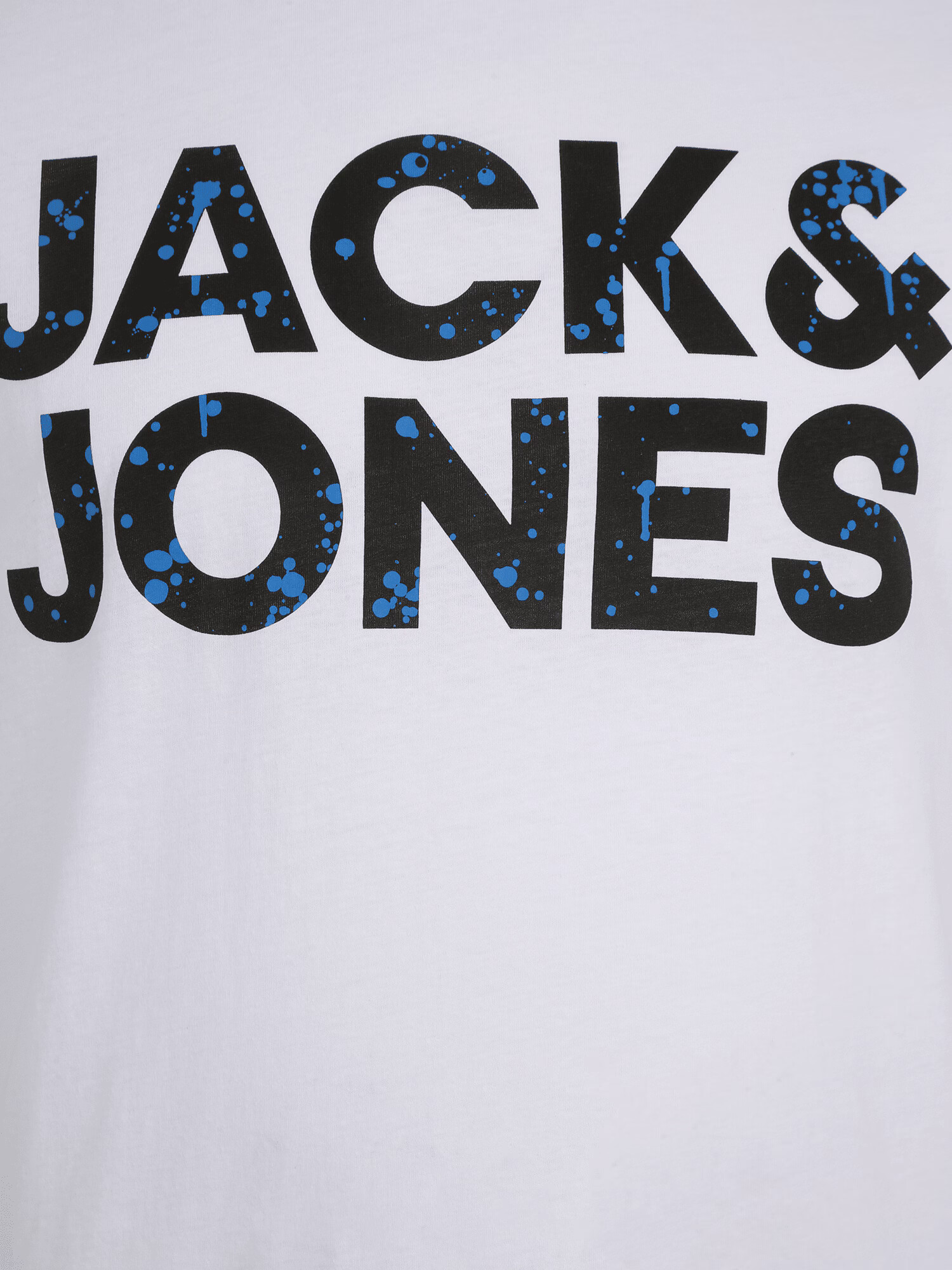 Jack & Jones Plus Majica 'NEON' modra / črna / bela - Pepit.si