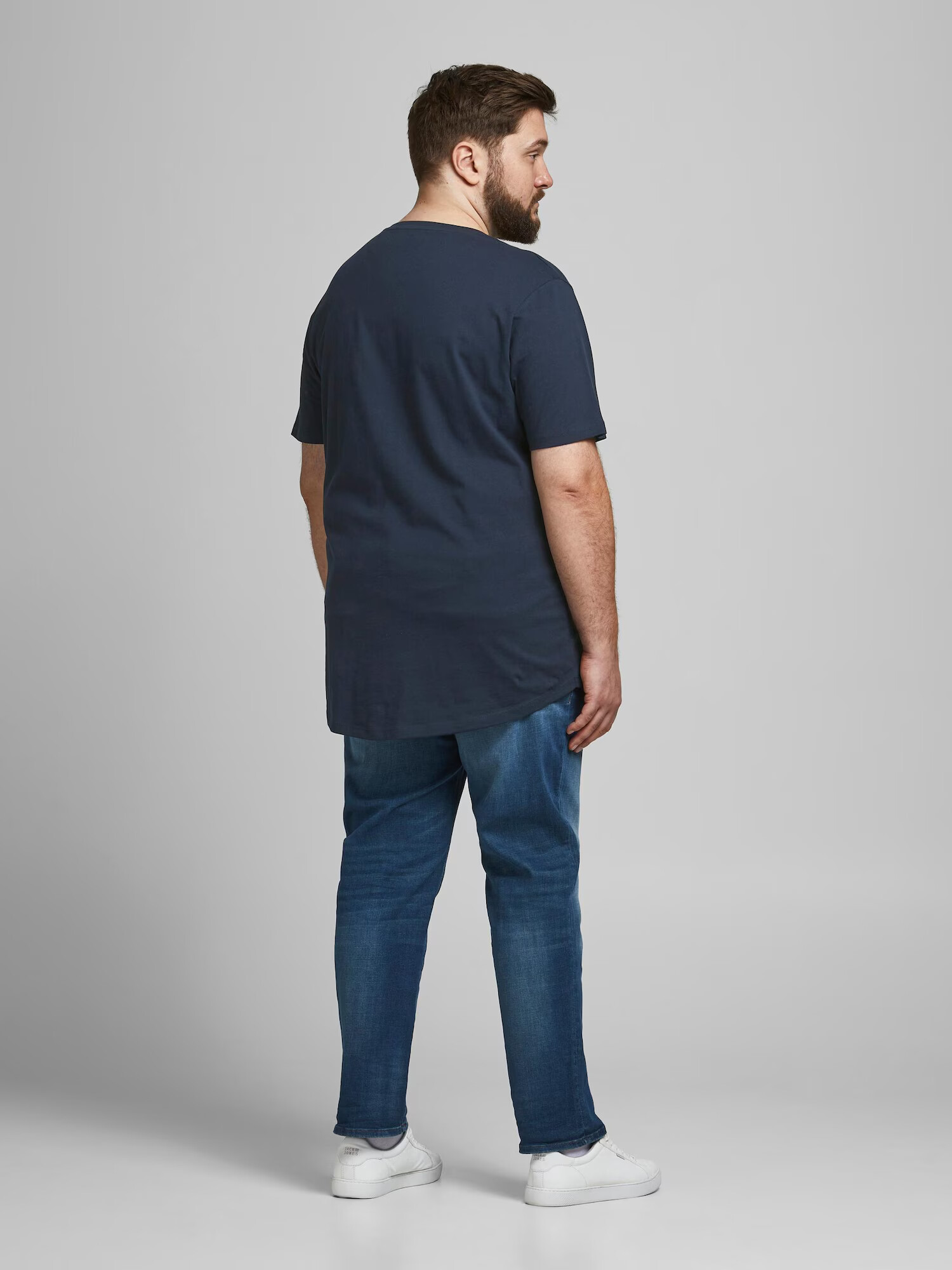 Jack & Jones Plus Majica 'Noa' mornarska - Pepit.si