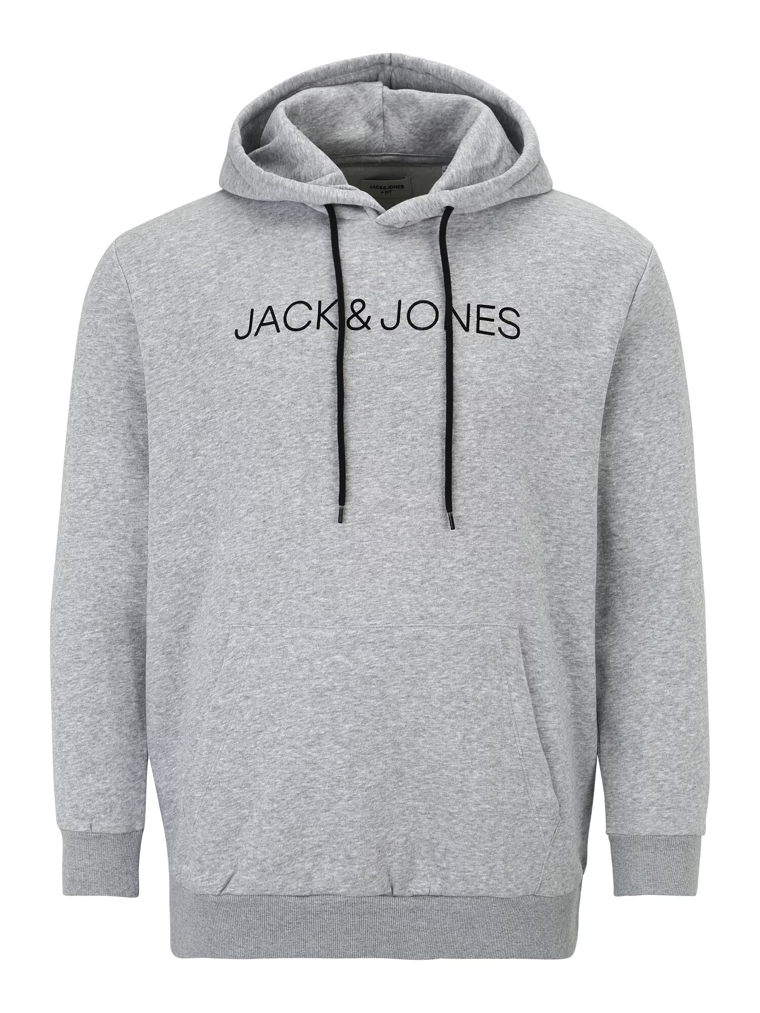 Jack & Jones Plus Majica pegasto siva / črna - Pepit.si