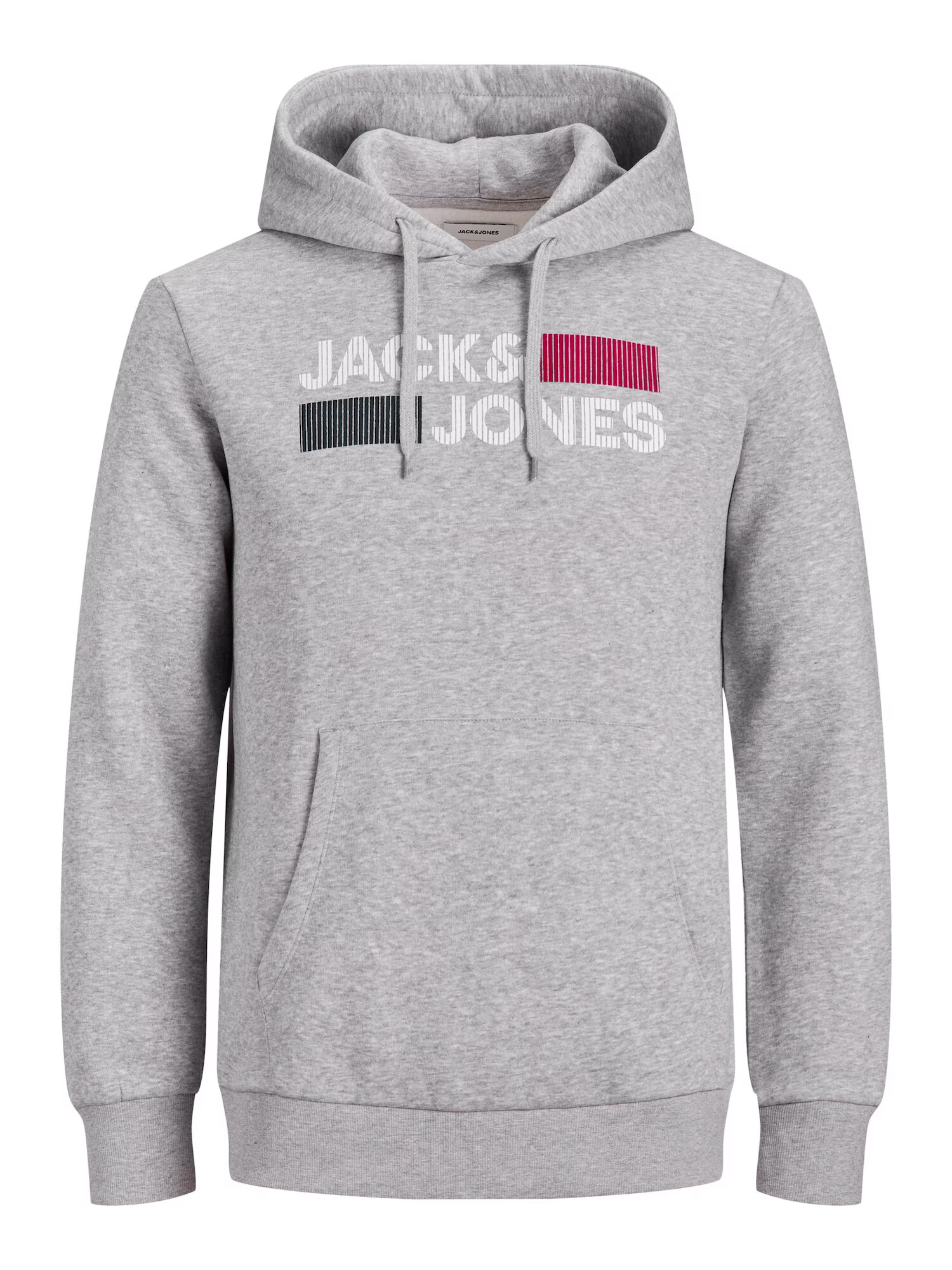 Jack & Jones Plus Majica nočno modra / pegasto siva / malina / bela - Pepit.si