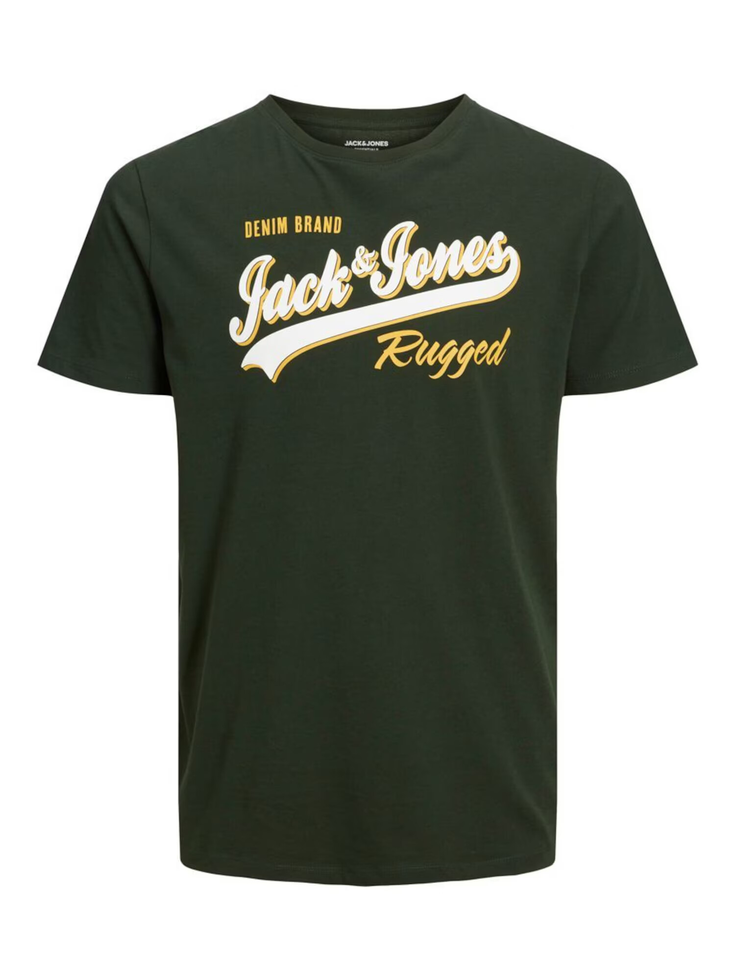 Jack & Jones Plus Majica rumena / zelena / bela - Pepit.si