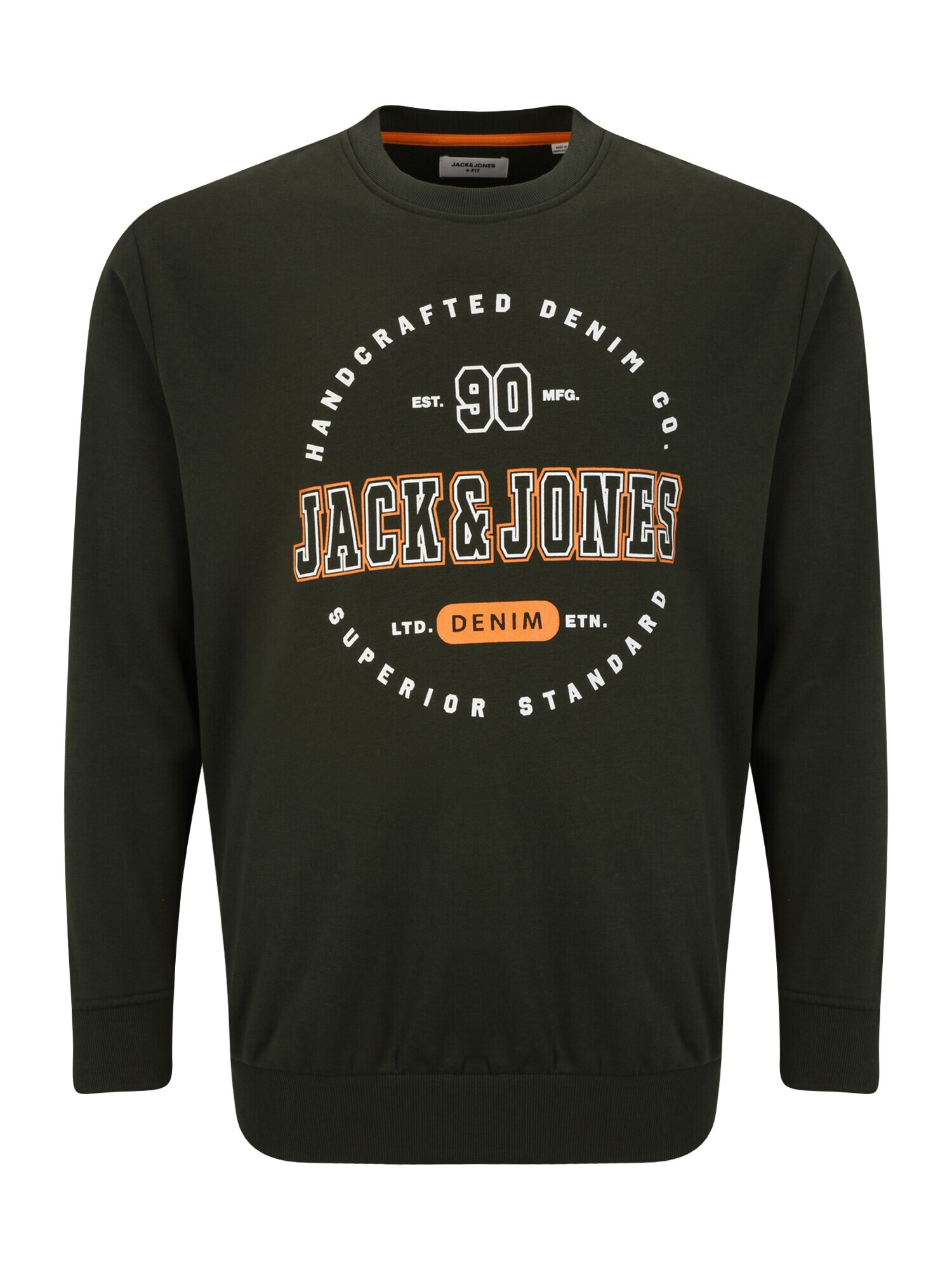 Jack & Jones Plus Majica svetlo rjava / rumena / zelena / bela - Pepit.si