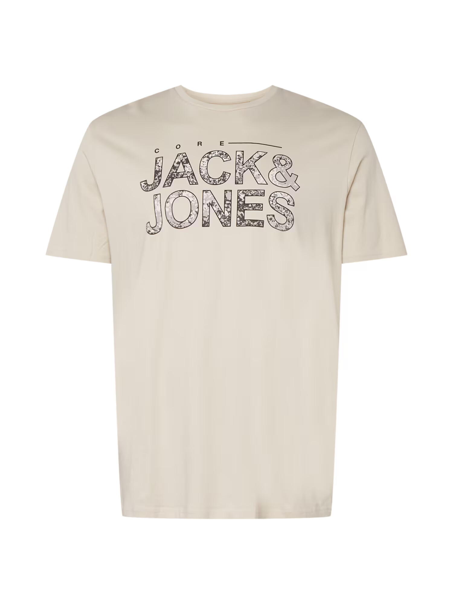 Jack & Jones Plus Majica 'THAD' siva / temno siva / črna / volneno bela - Pepit.si