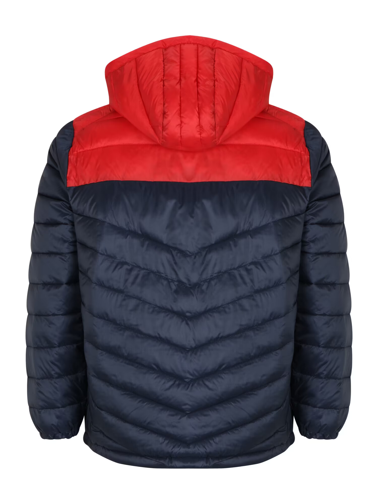 Jack & Jones Plus Prehodna jakna 'Hero' temno modra / rdeča / bela - Pepit.si