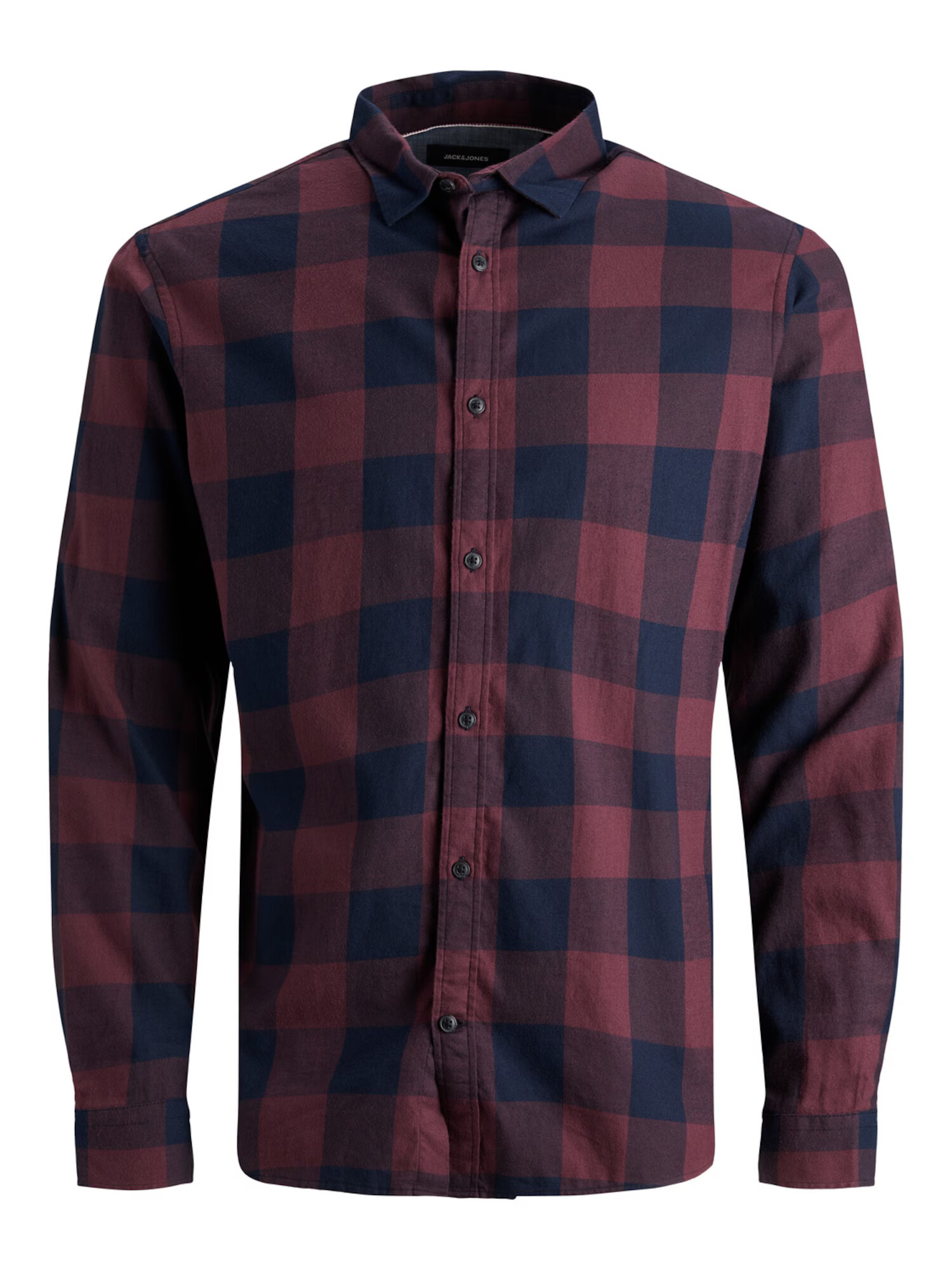 Jack & Jones Plus Srajca 'Gingham' nočno modra / češnjevo rdeča - Pepit.si