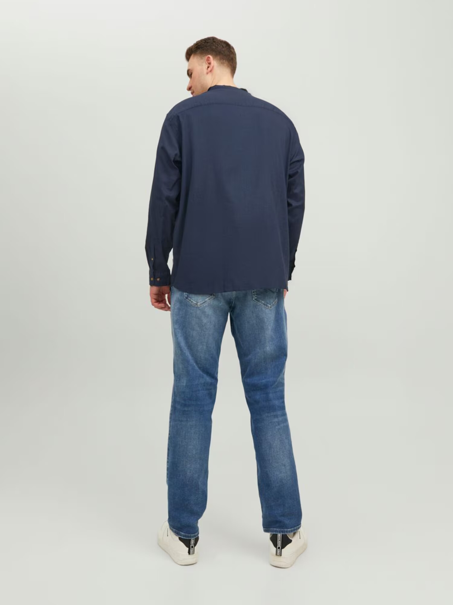 Jack & Jones Plus Srajca temno modra - Pepit.si