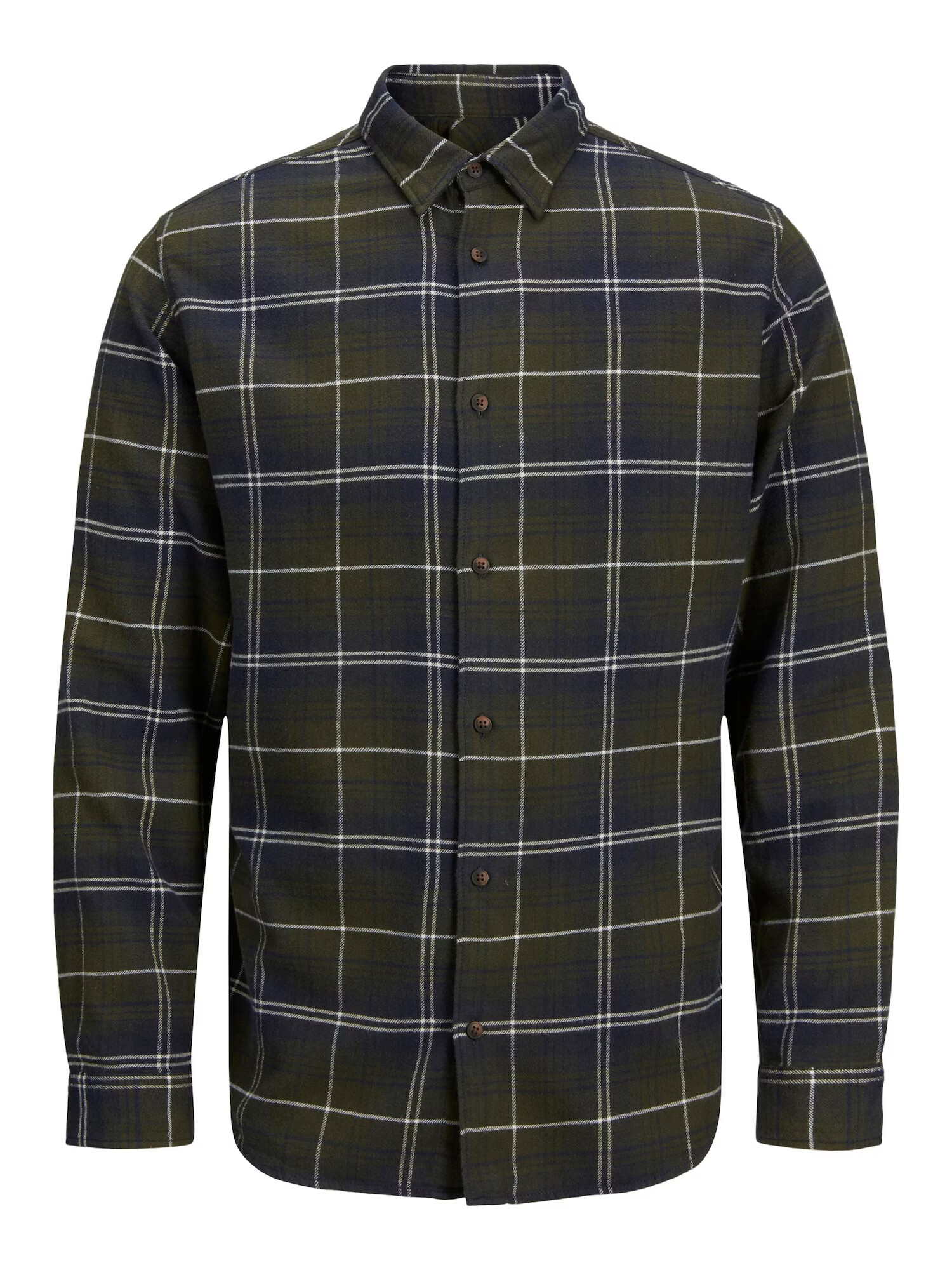 Jack & Jones Plus Srajca temno modra / zelena / bela - Pepit.si