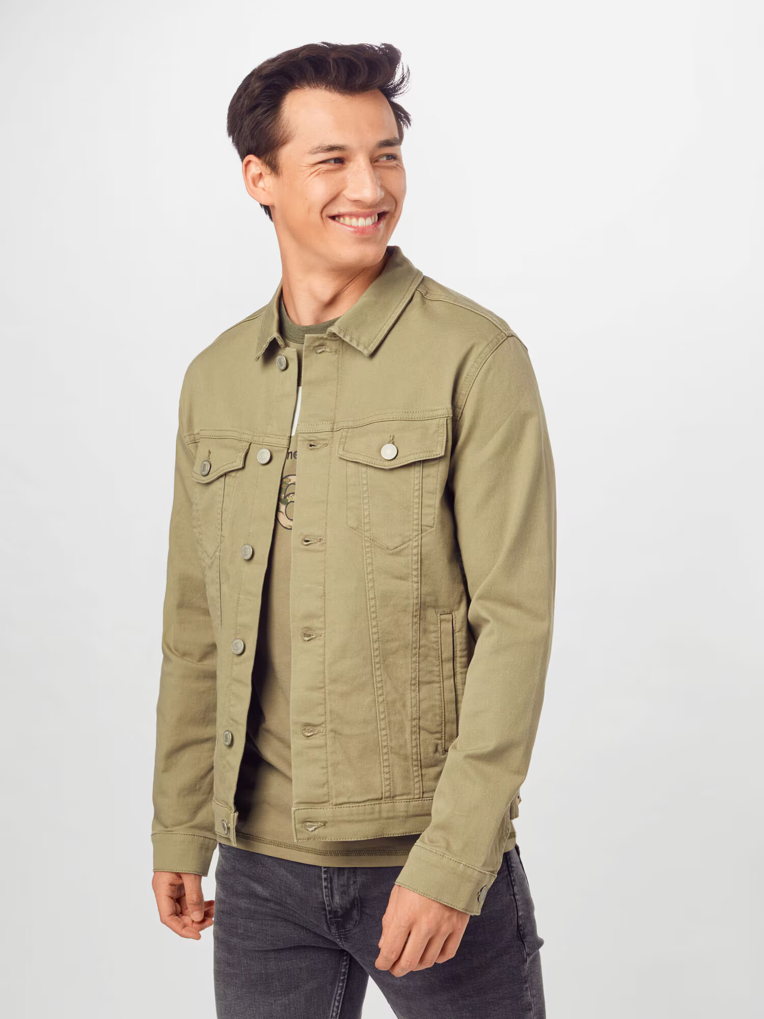 JACK & JONES Prehodna jakna 'ALVIN' kaki - Pepit.si