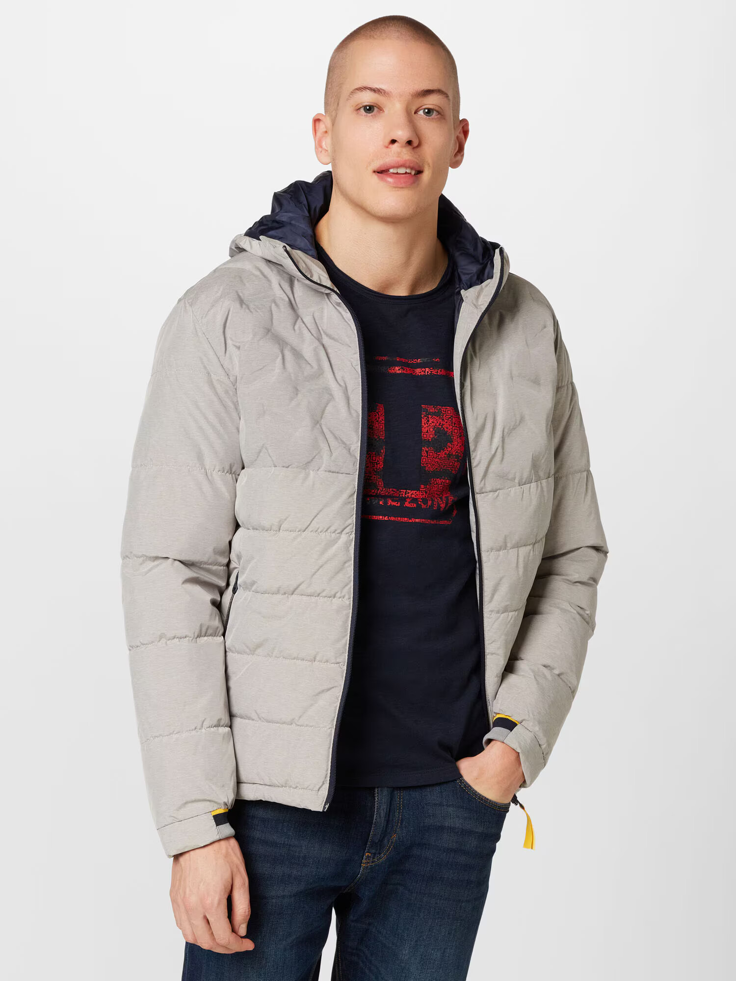 JACK & JONES Prehodna jakna 'BERG' svetlo siva - Pepit.si